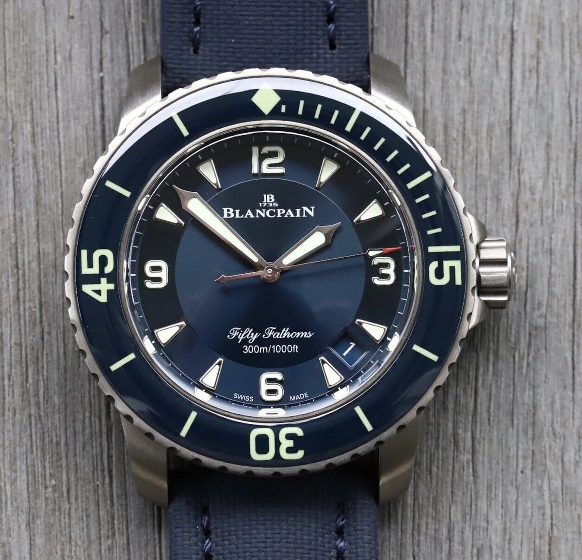 Blancpain Fifty Fathoms 5015-12B40-O52B 2026
