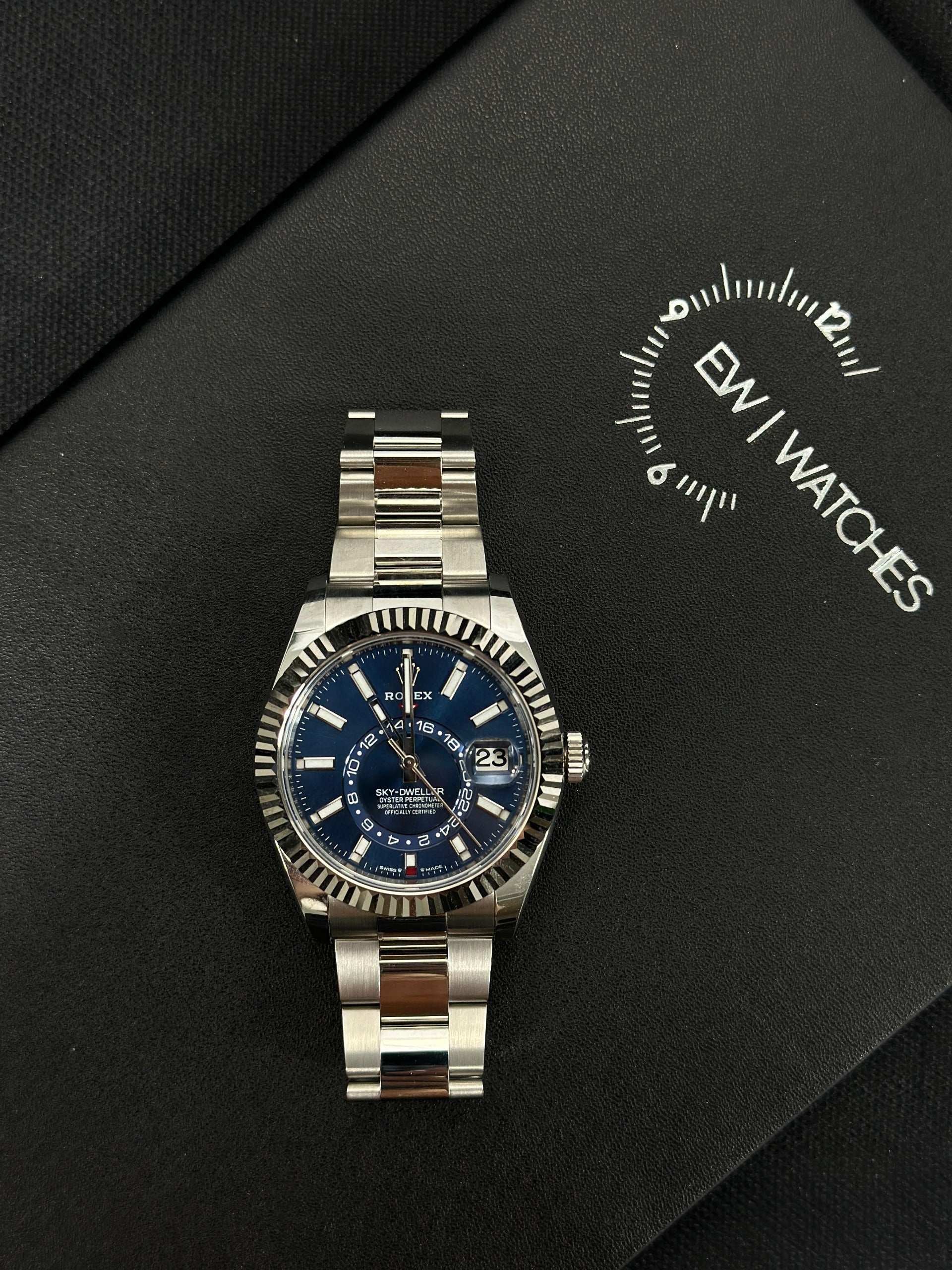 Rolex Sky-Dweller 42 mm 336934 Blaue Auster 2023