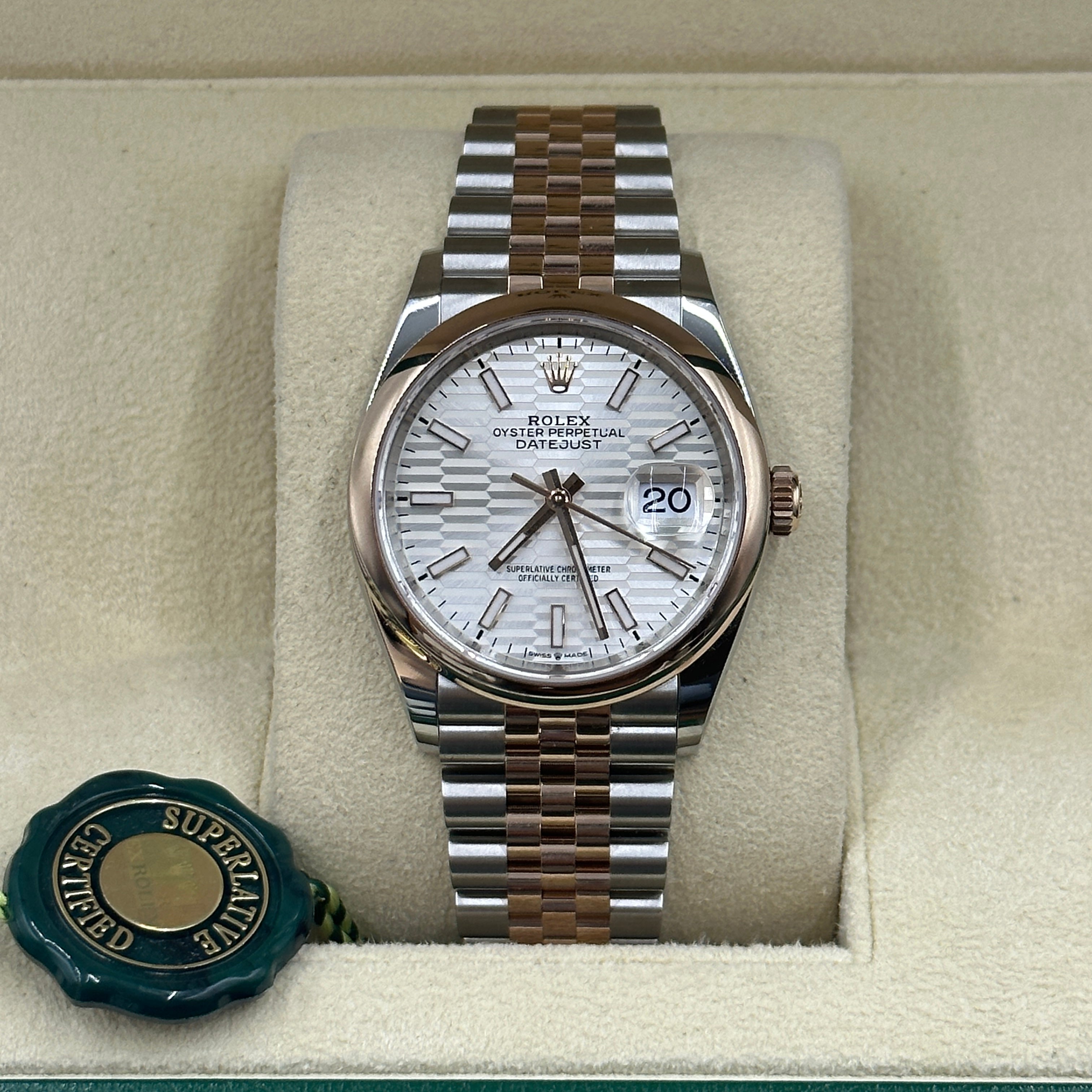 Rolex Datejust 36 126201-0033 Silberne Flöte Jubiläum 2024
