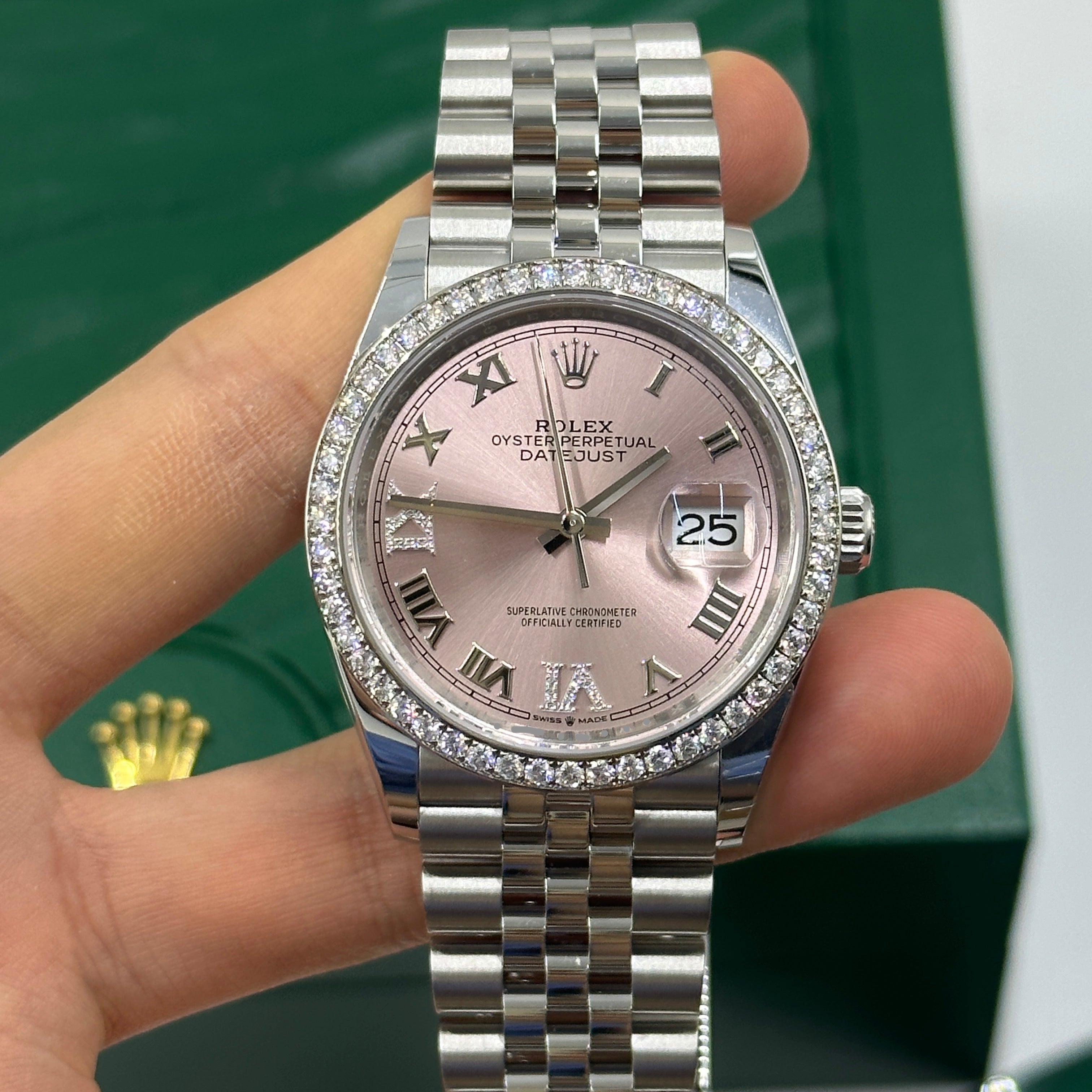 Rolex Datejust 36 126284 Pink VIIX Jubilee 2024