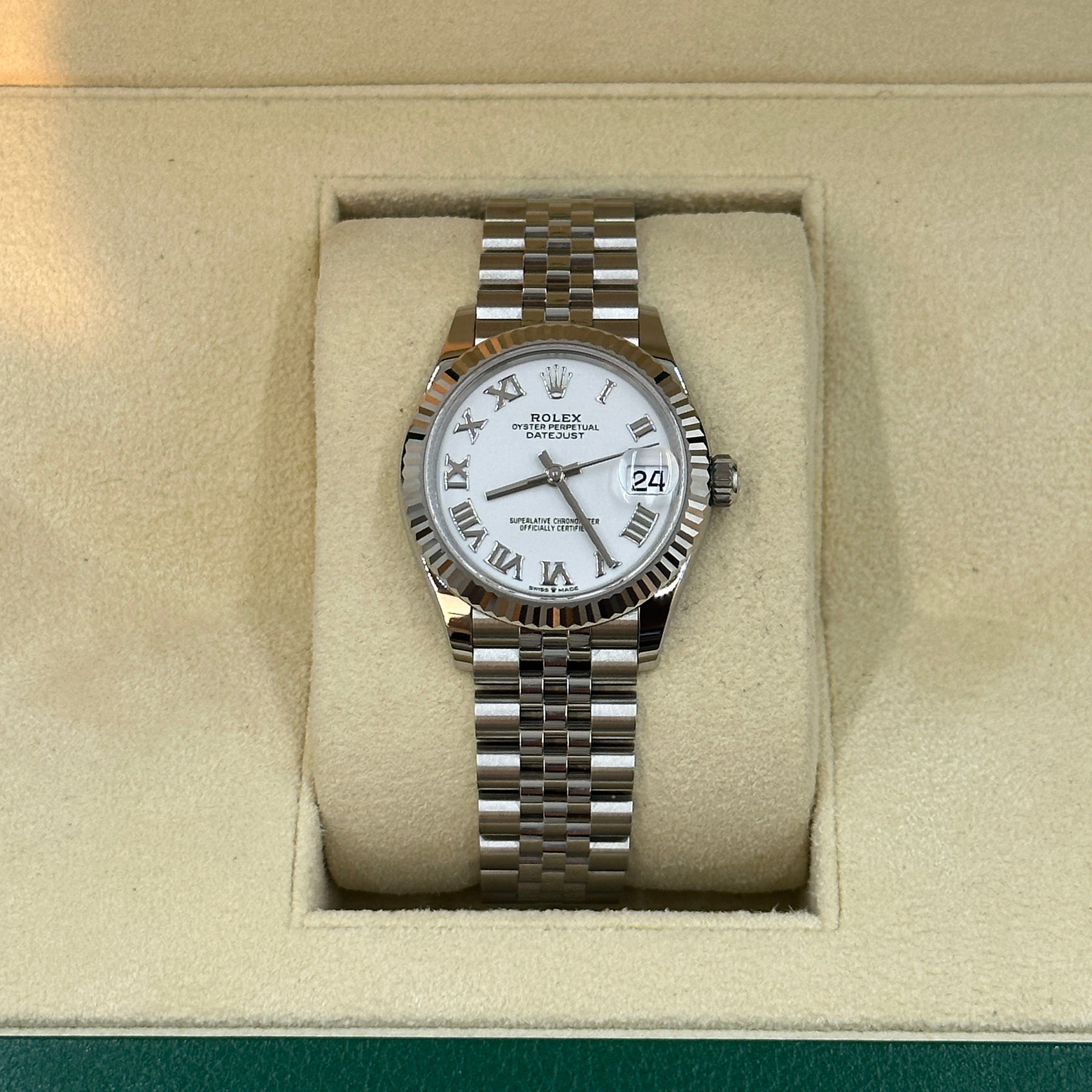Rolex Datejust 31 278274 Weißes römisches Jubiläum 2025