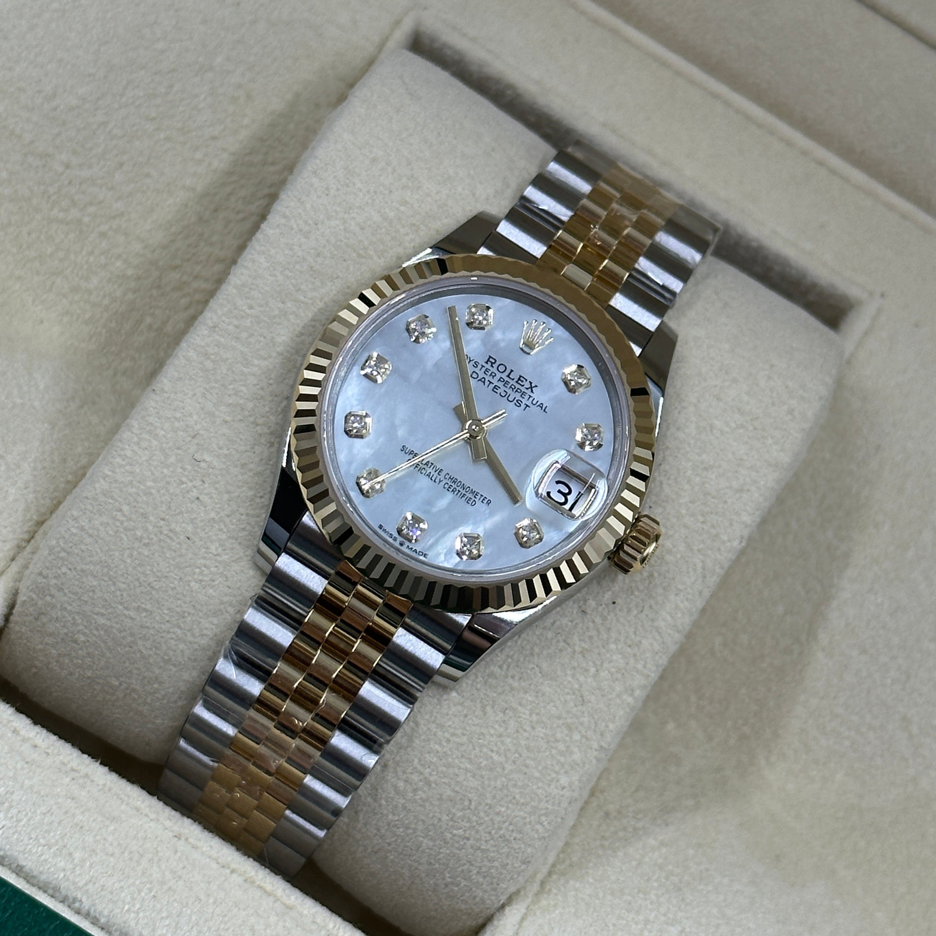Rolex Datejust 31 278273NG White Jubilee 2026