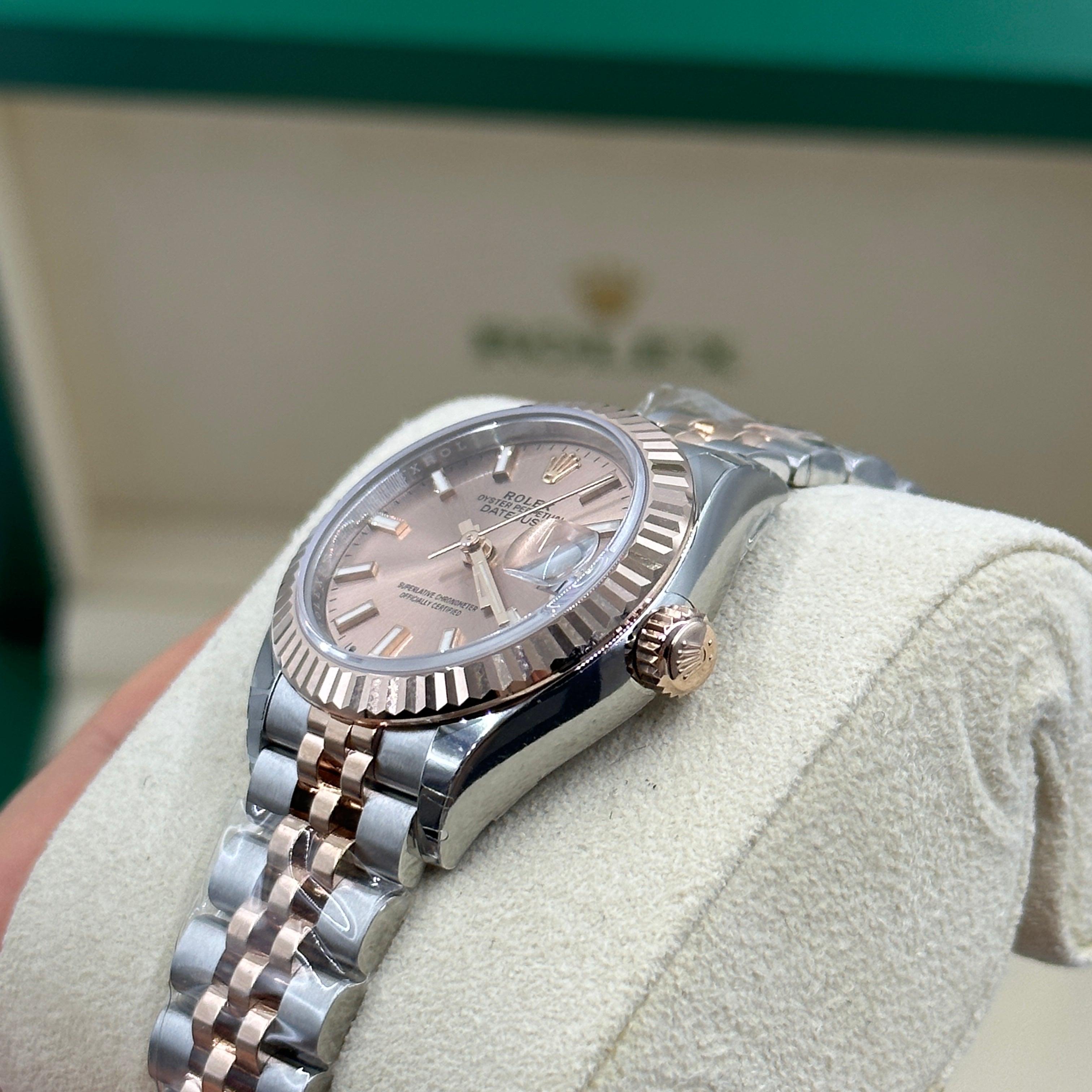 Rolex Lady-Datejust 279171 Pink Index Jubilee