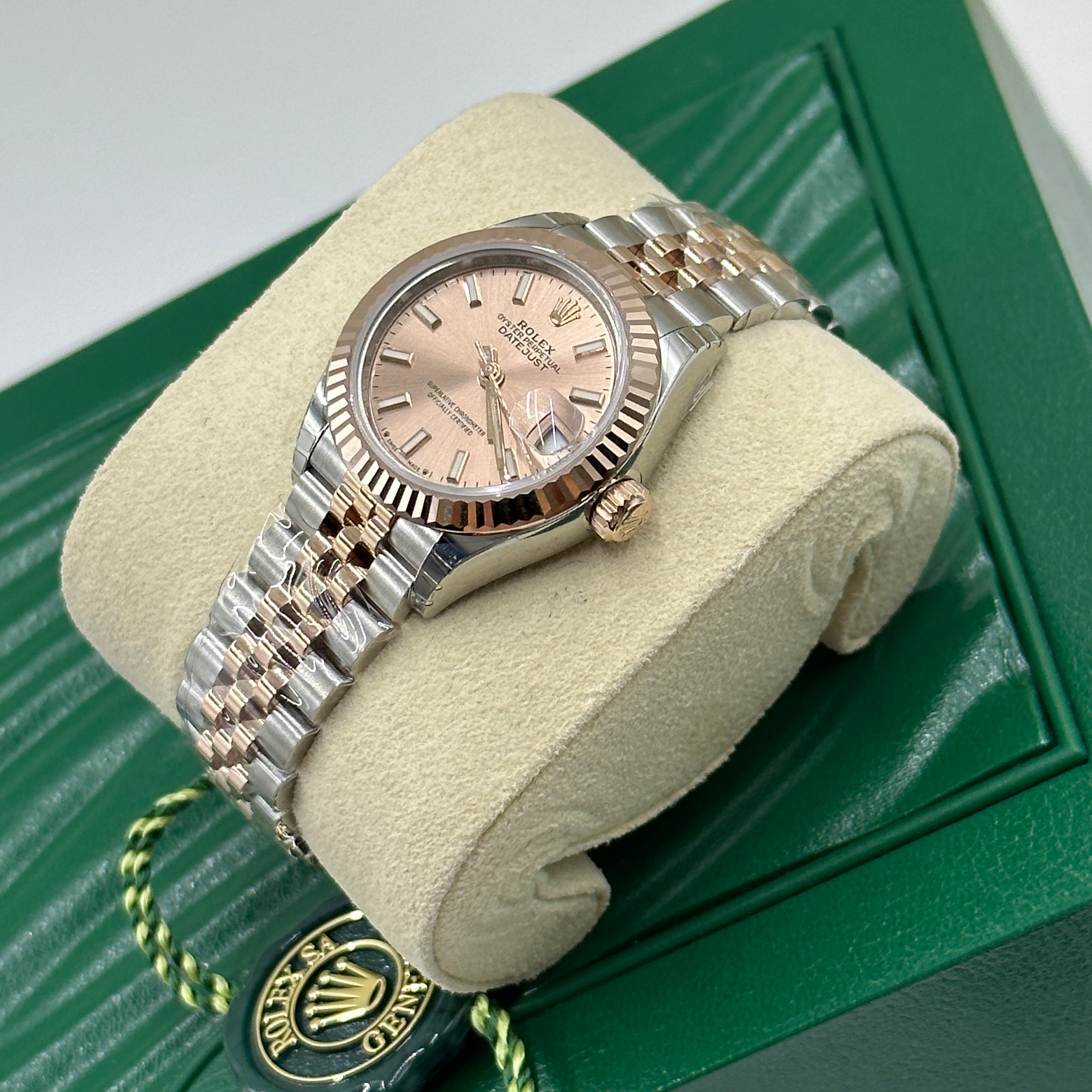 Rolex Lady-Datejust 279171 Pink Index Jubilee
