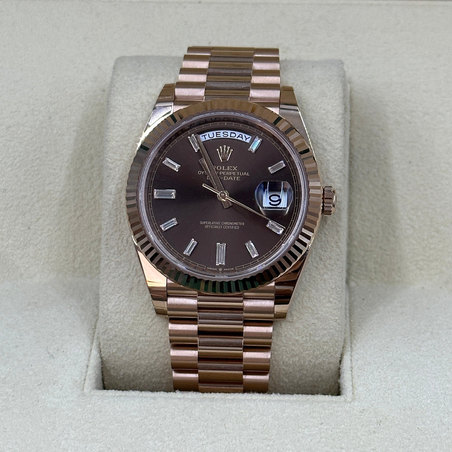 Rolex Day-Date 40 228235A Chocolate