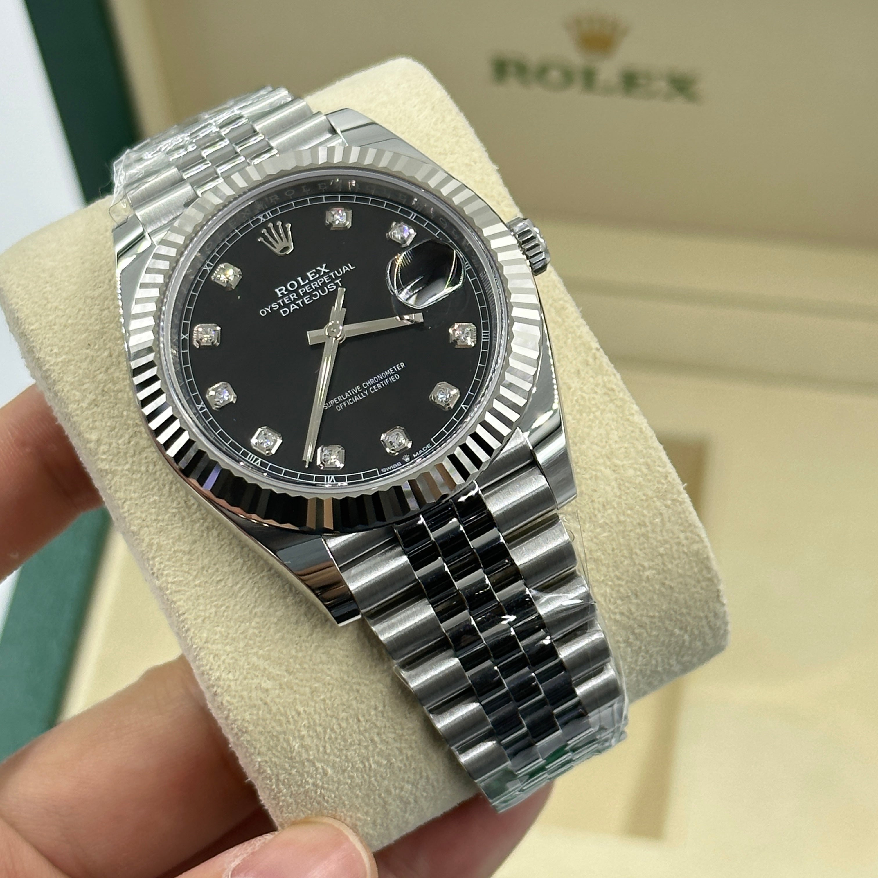 ROLEX Datejust 41  126334G BLACK OYS