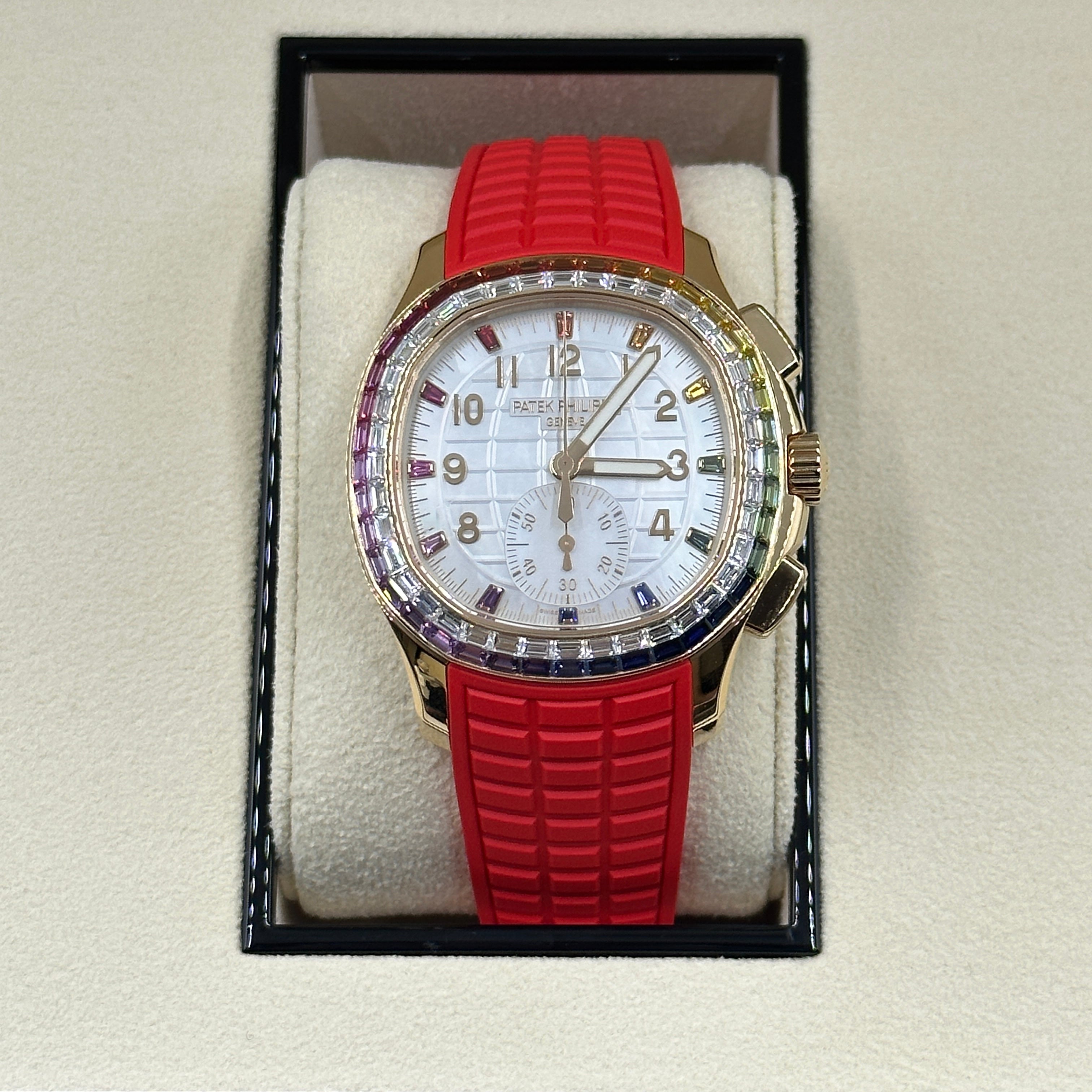 Patek Philippe 7968/300R-001 Aquanaut Luce Rainbow Chronograph Rose Gold