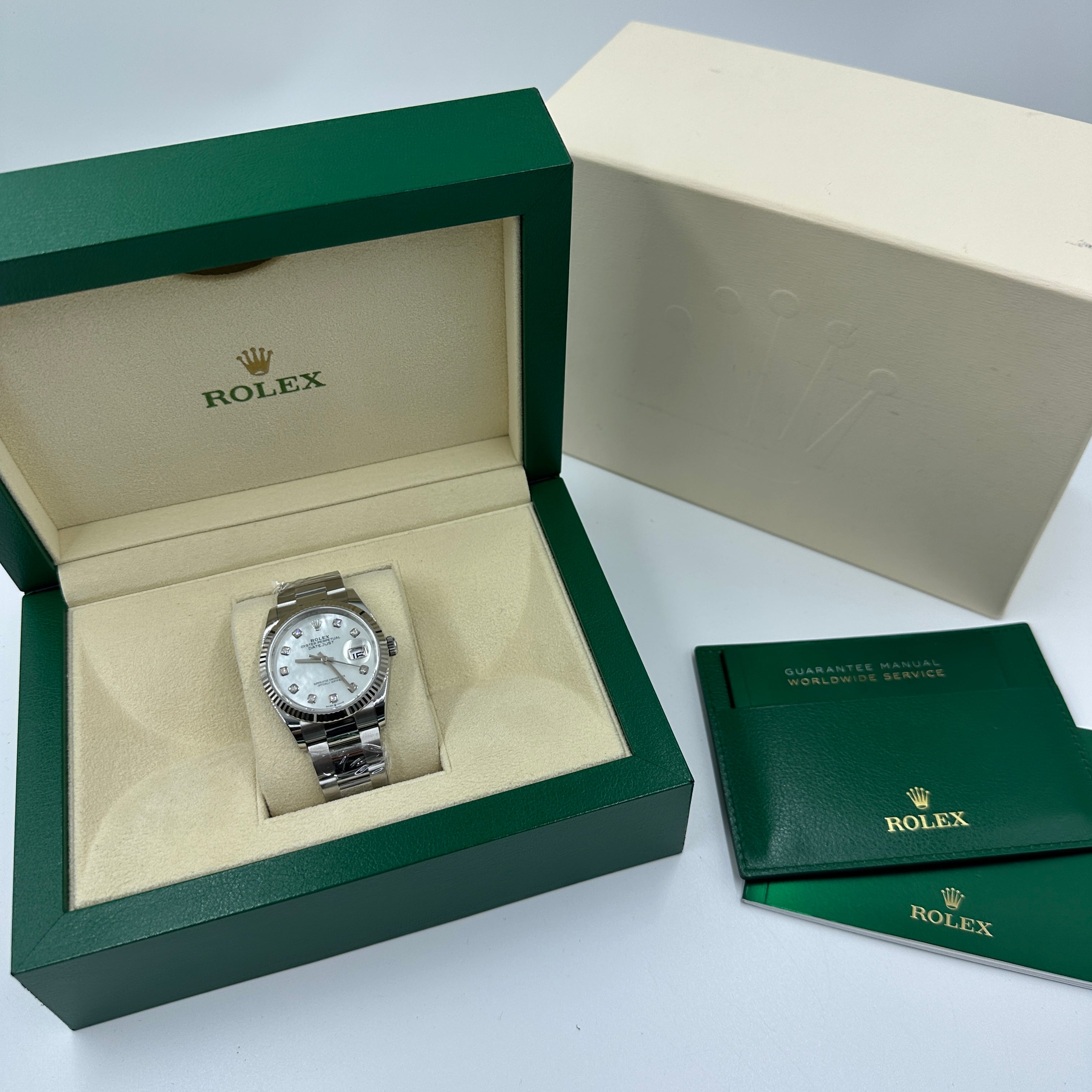 Rolex Datejust 36 126234Ng White Oyster 2025