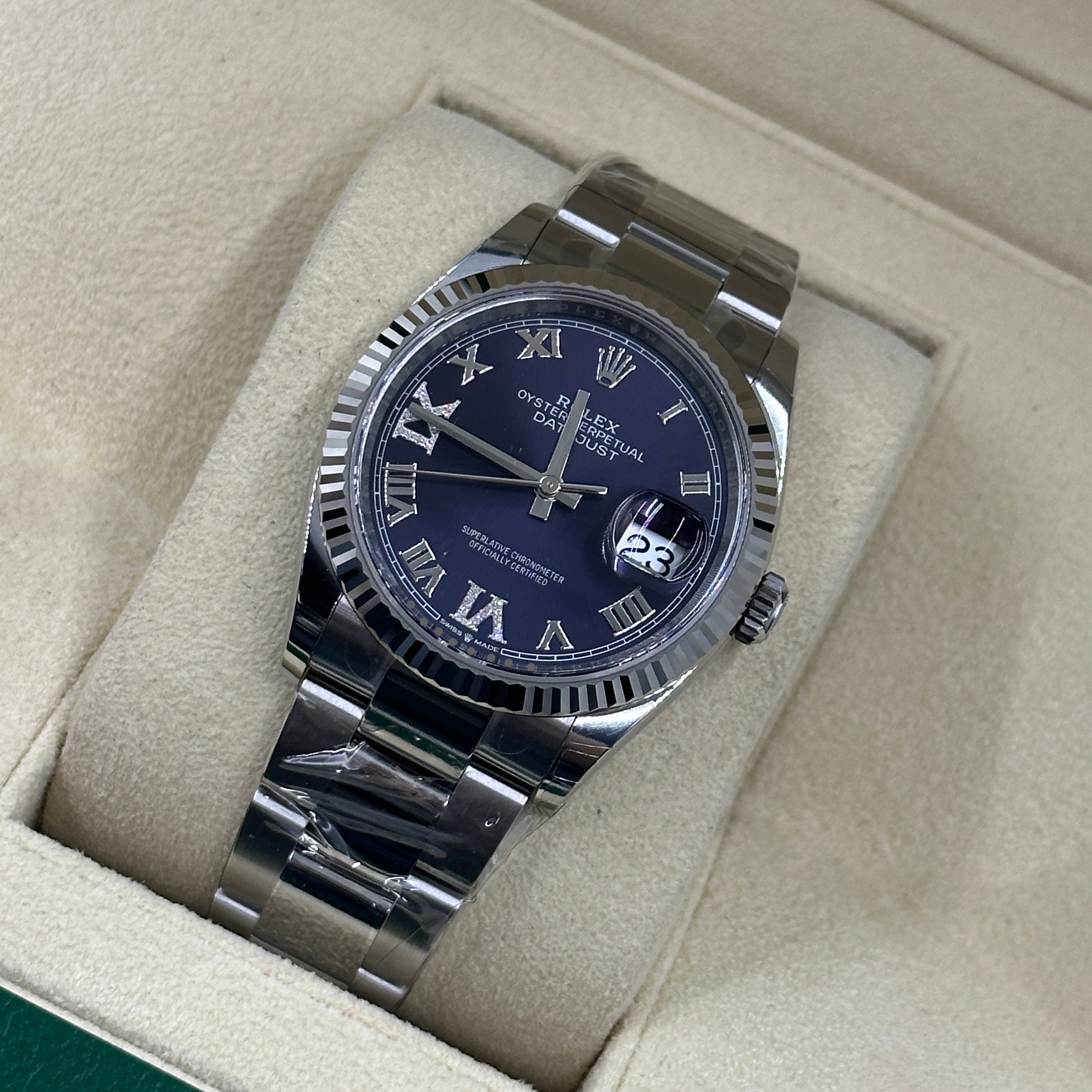 Rolex Datejust 36 126234 Purple VIIX Oyster 2025