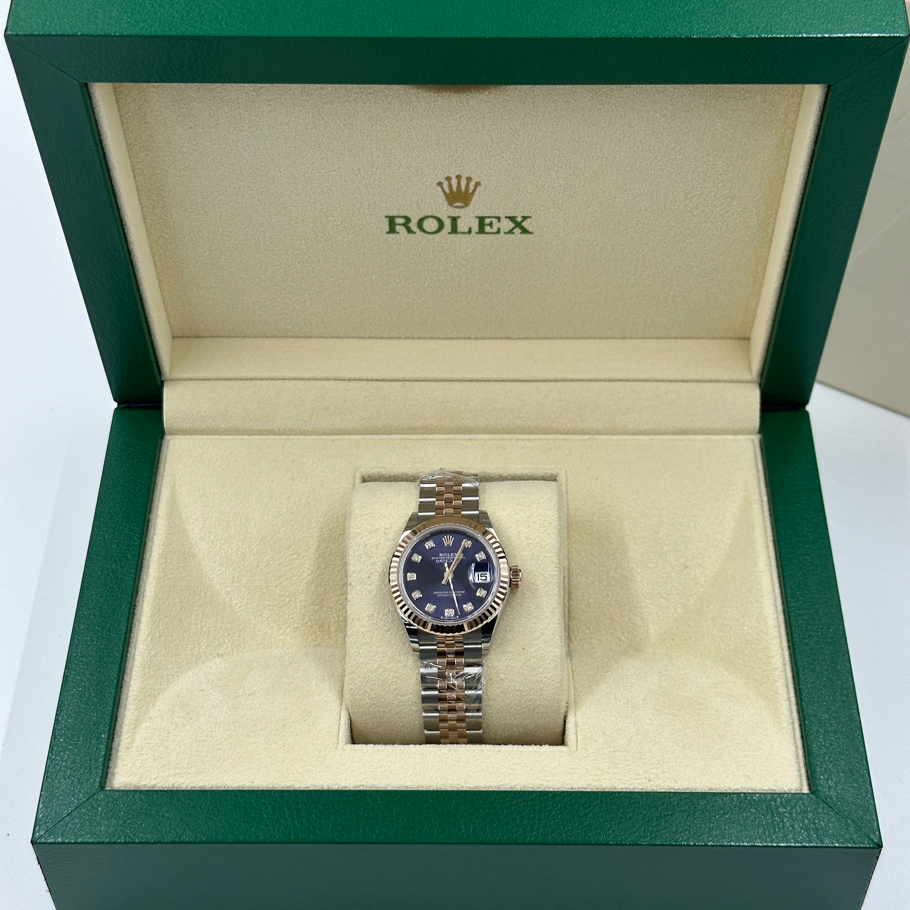 Rolex Lady-Datejust 279171G Lila Jubiläum 2025