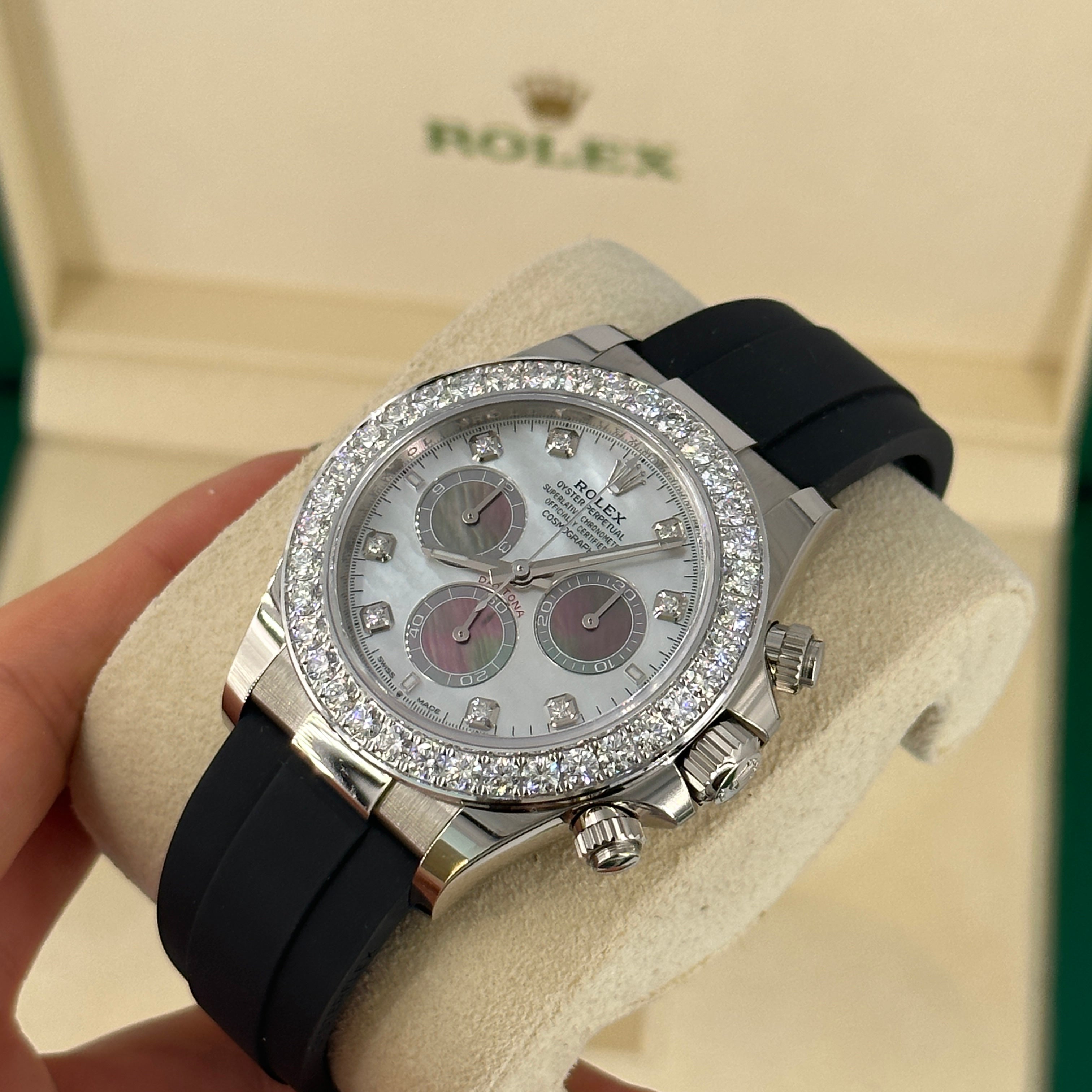 Rolex daytona 126589RBR NG WHITE