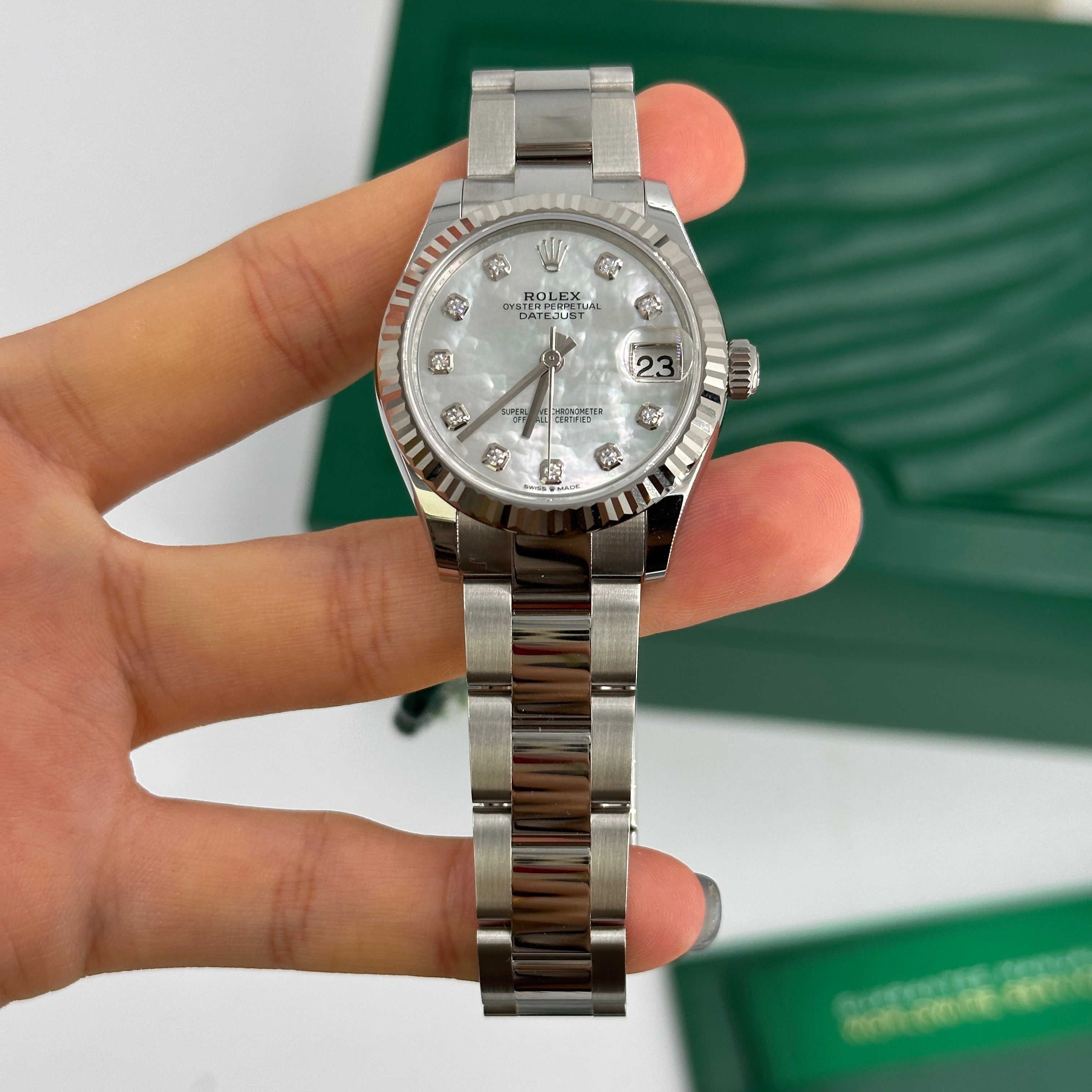 Rolex Datejust 31 278274 NG White Mother of Pearl Oyster
