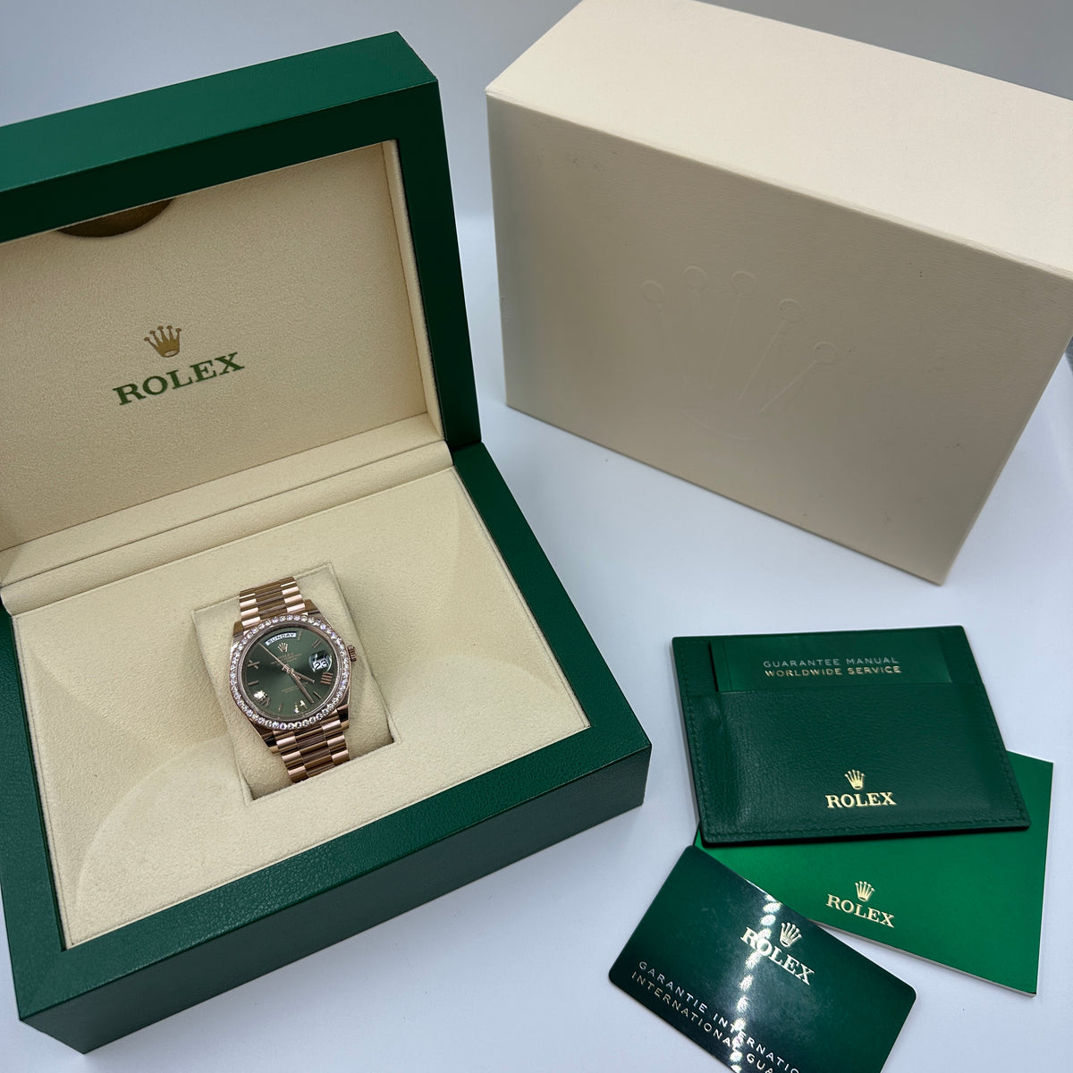 Rolex Day-Date 40 228345RBR Green Roman m228345rbr-0011 2026