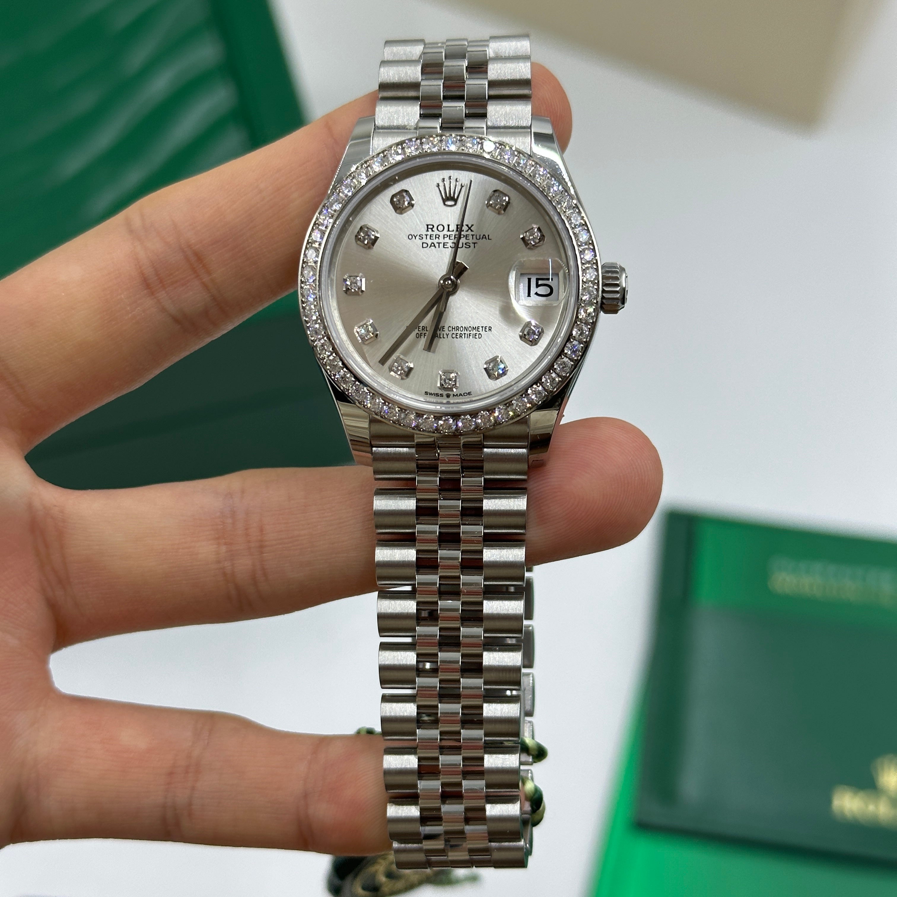 Rolex Datejust 31 278384RBR G Silver Jubilee 2026