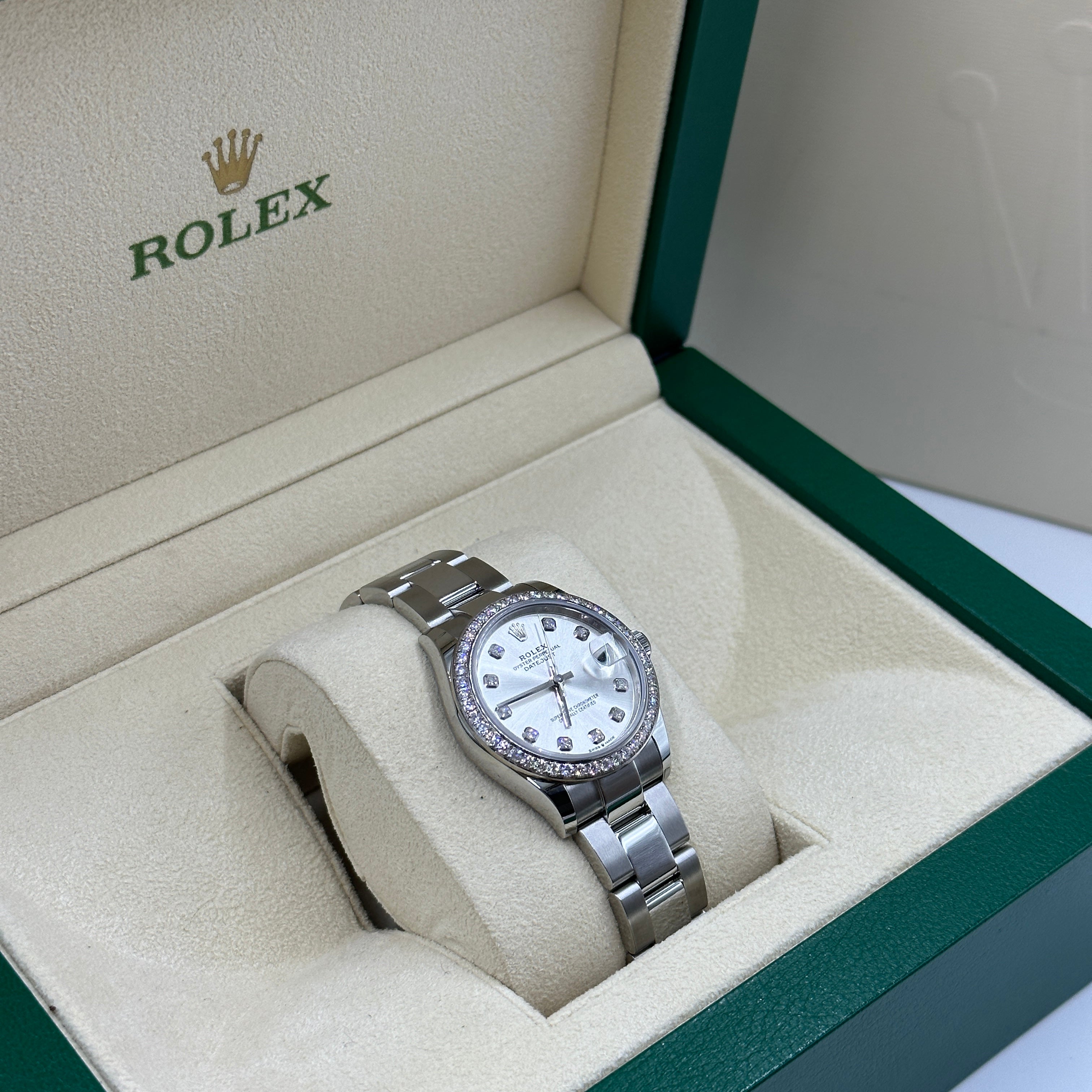 Rolex Datejust 31 278384RBR G Silver Oyster