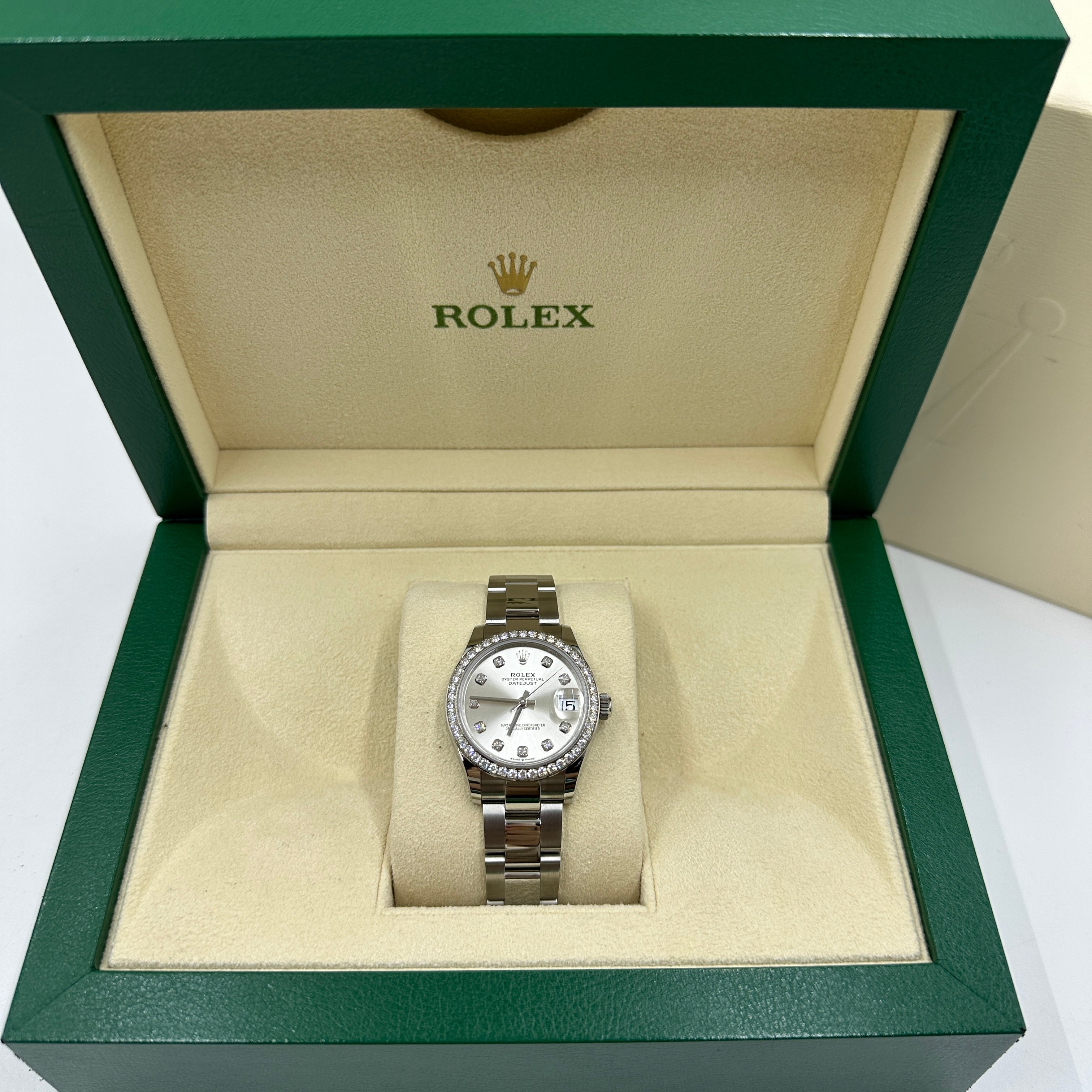 Rolex Datejust 31 278384RBR G Silver Oyster