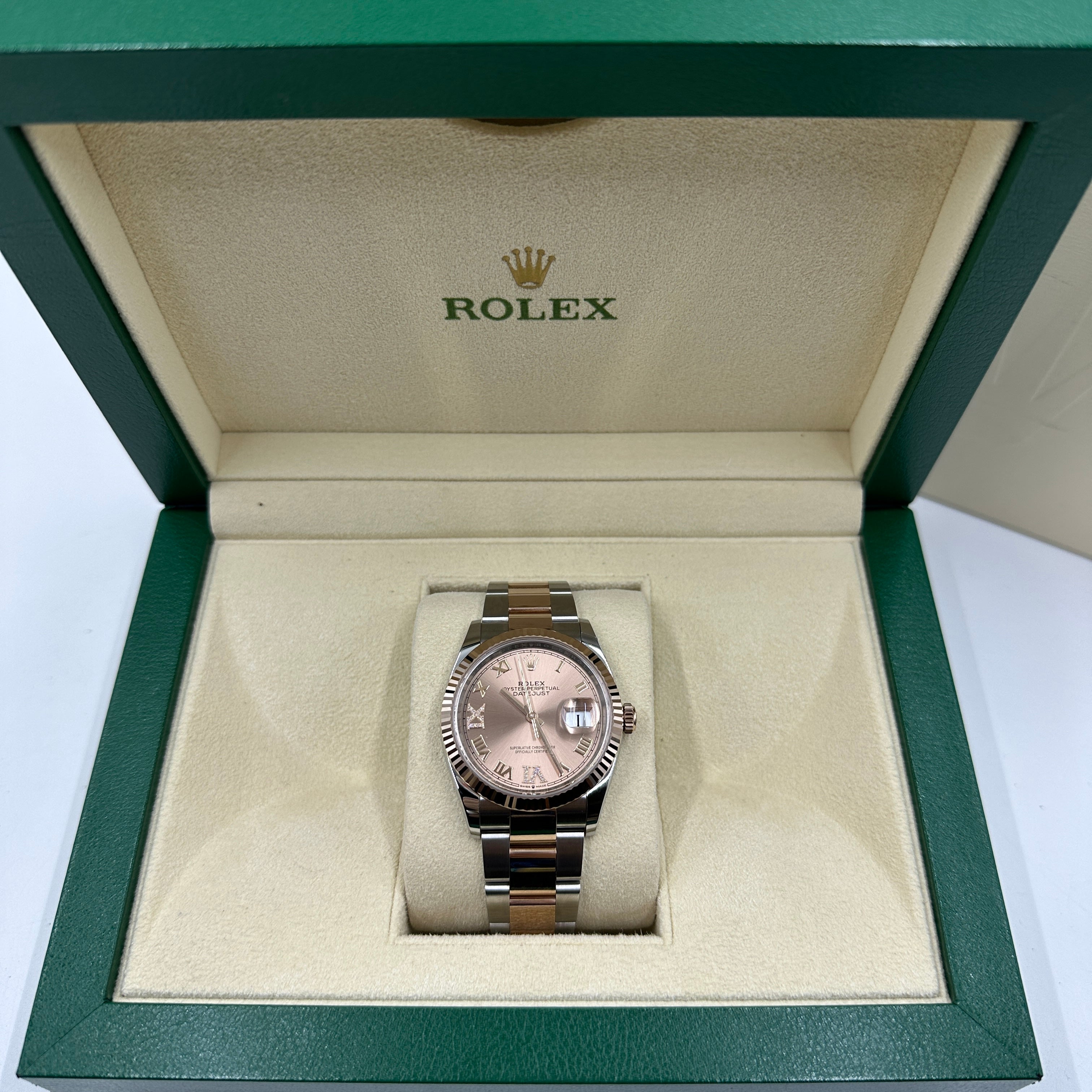 Rolex Datejust 36 126231 Rosa VIIX Roman Oyster 2025