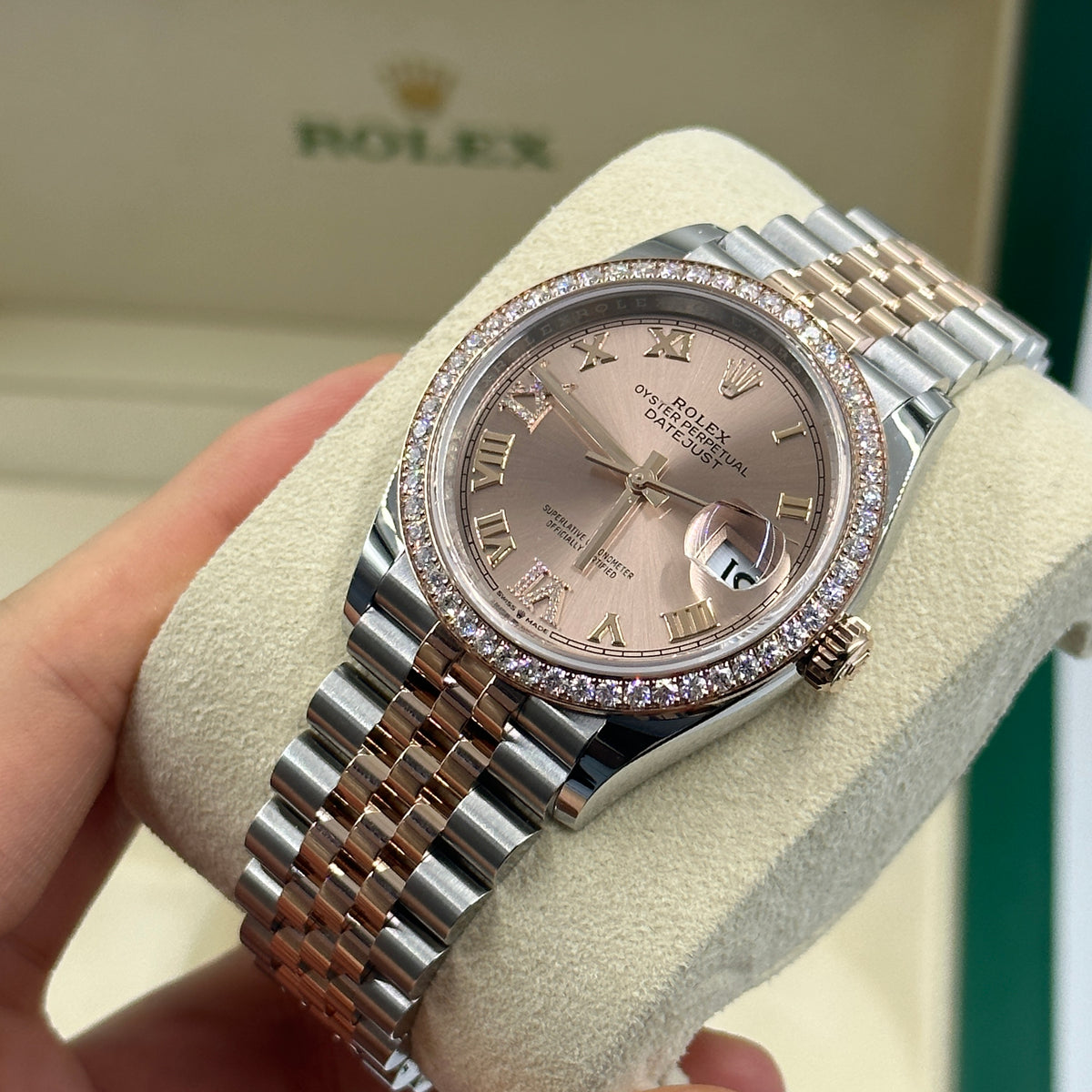 Rolex Datejust 36 126281RBR Pink Roman Dial Jubilee 126281RBR-0015 2026