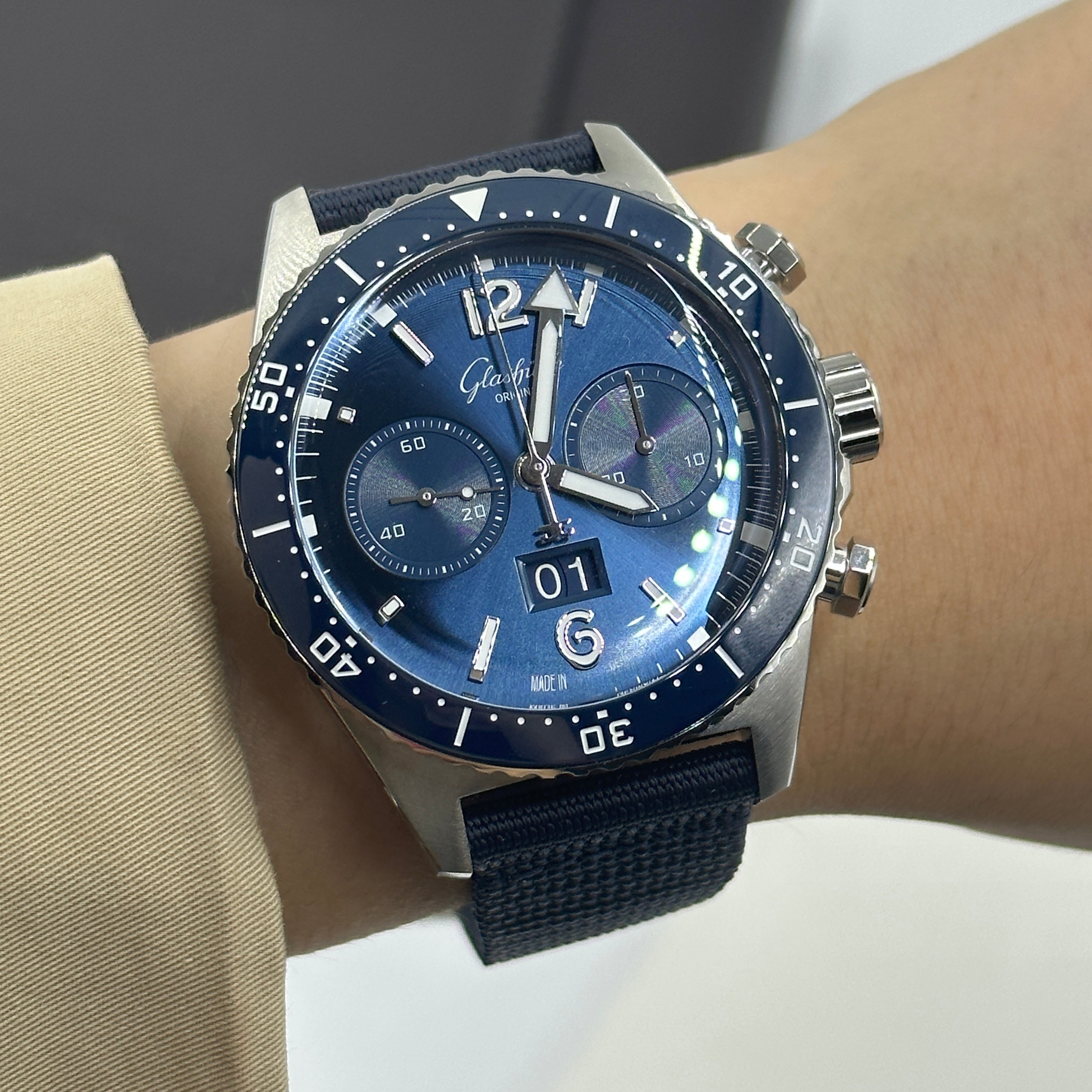 Glashütte Original Seaq Chronograph Blue Dial 1-37-23-02-81-36 2026