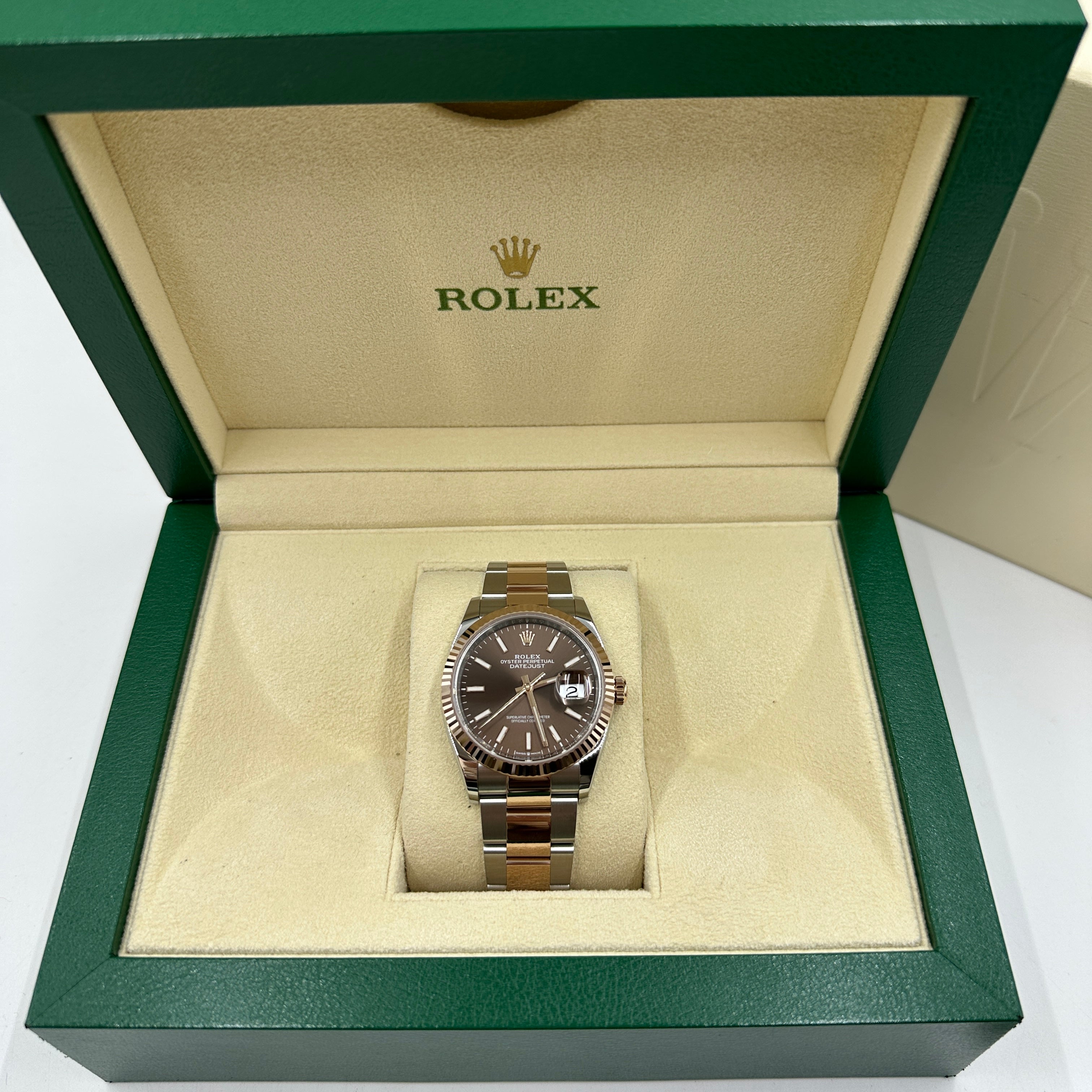 Rolex Datejust 36 126231 Choc Index Oyster 2025
