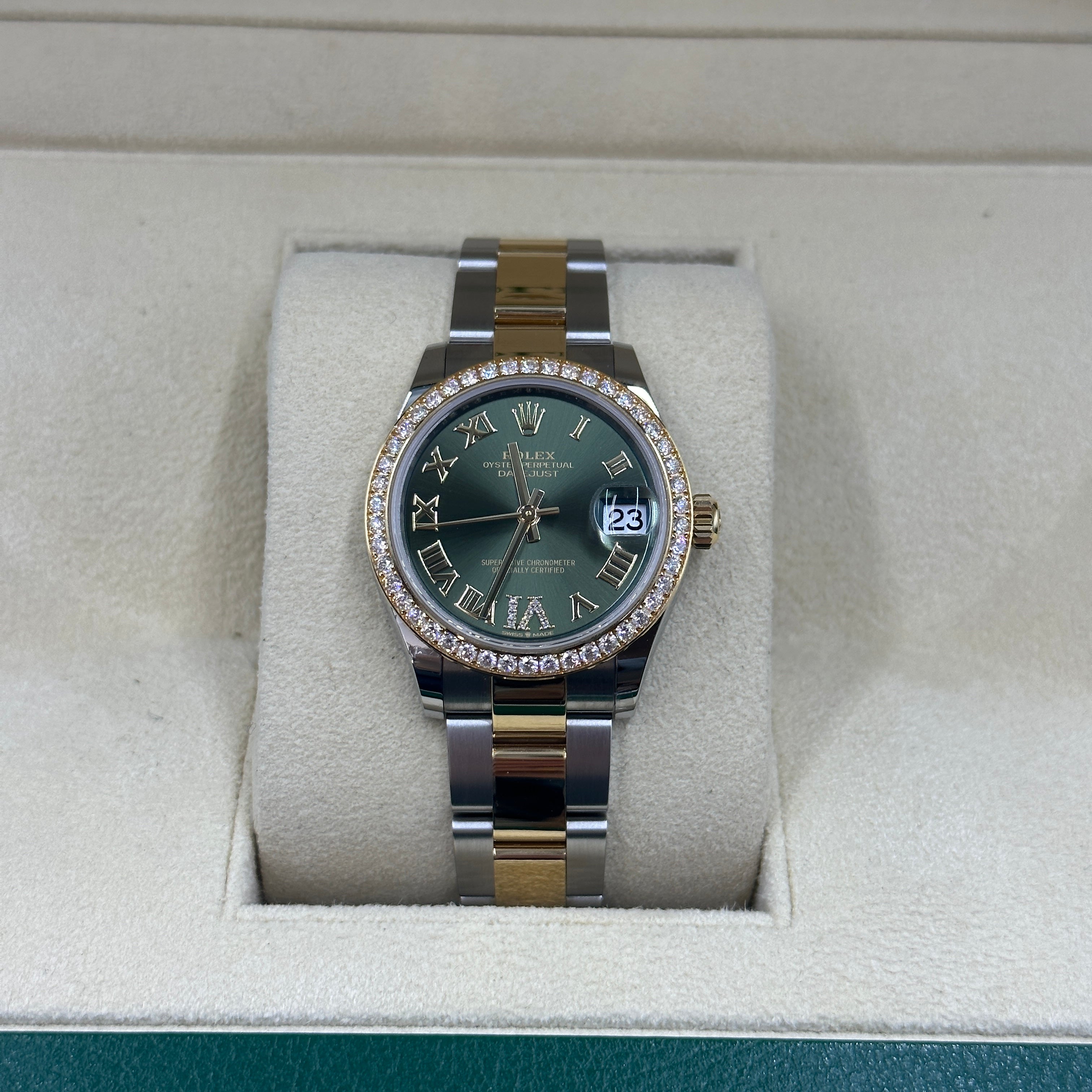 Rolex Datejust 31 278383RBR Grüne VI Oyster 2023