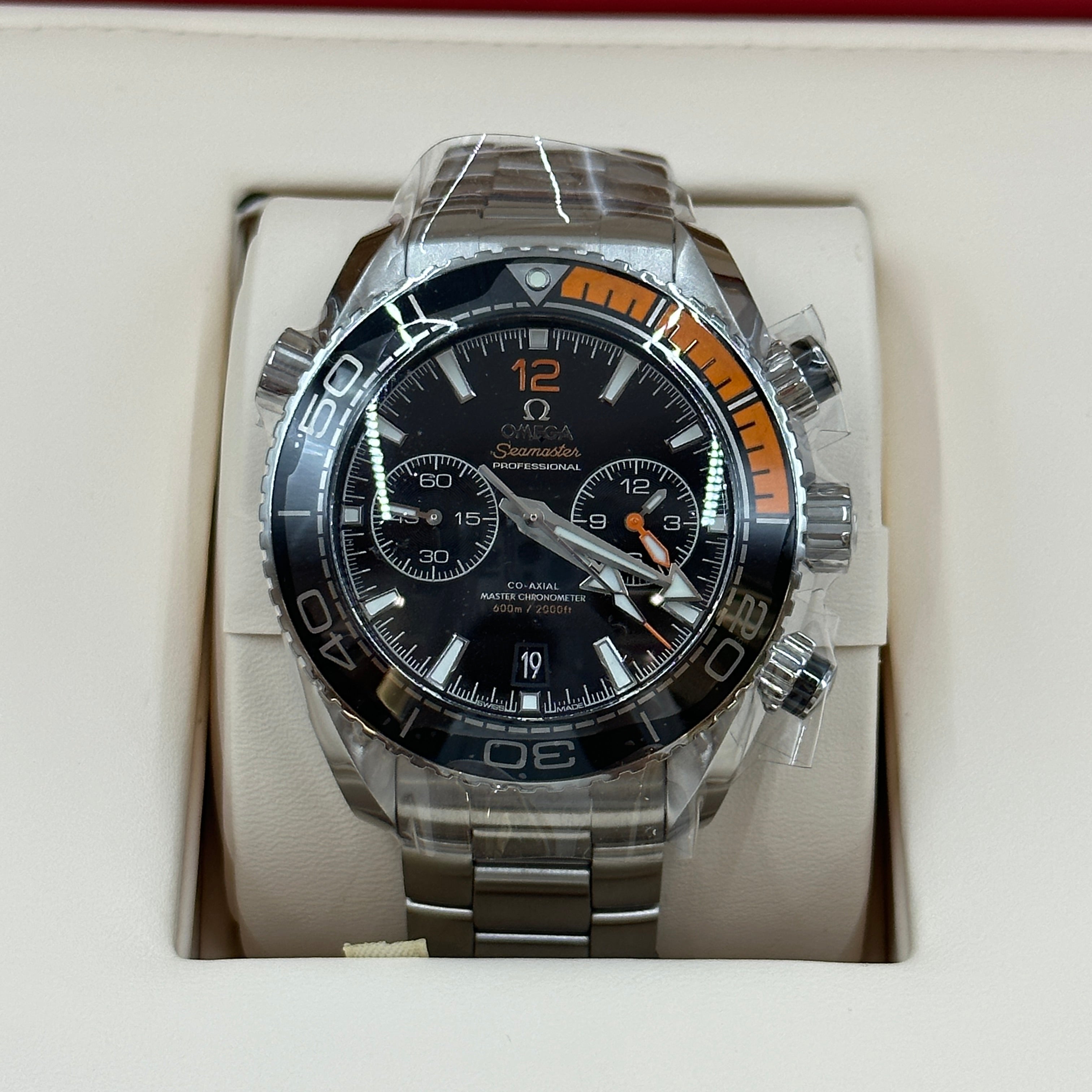 Omega 215.30.46.51.01.002 Seamaster Planet Ocean 600M Co-Axial 45.5 Master Chronometer Chronograph