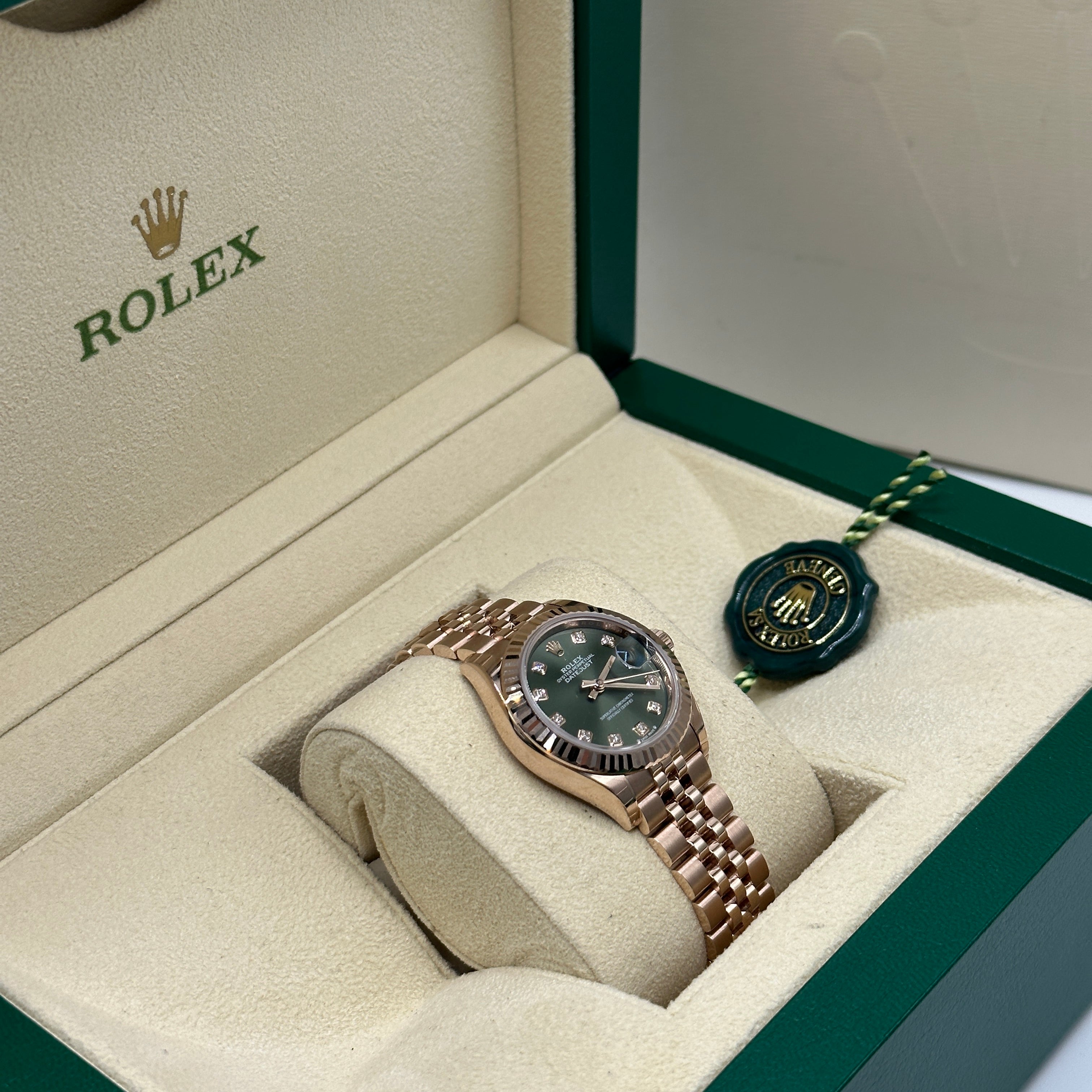 Rolex Lady-Datejust 279175G Grünes Jubiläum 2024