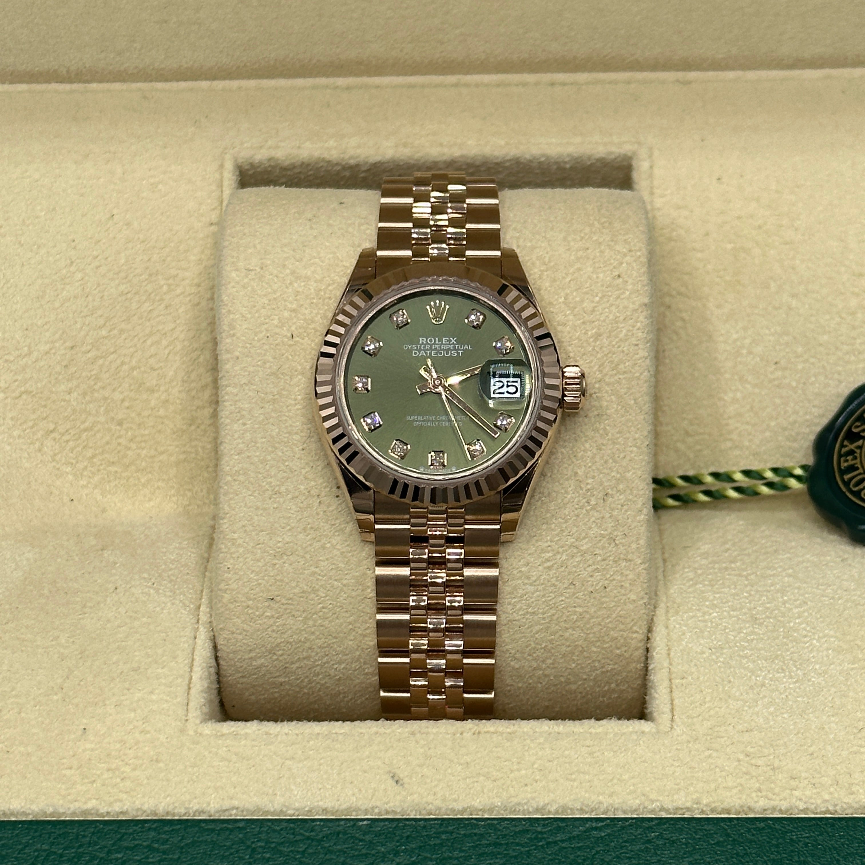 Rolex Lady-Datejust 279175G Grünes Jubiläum 2024