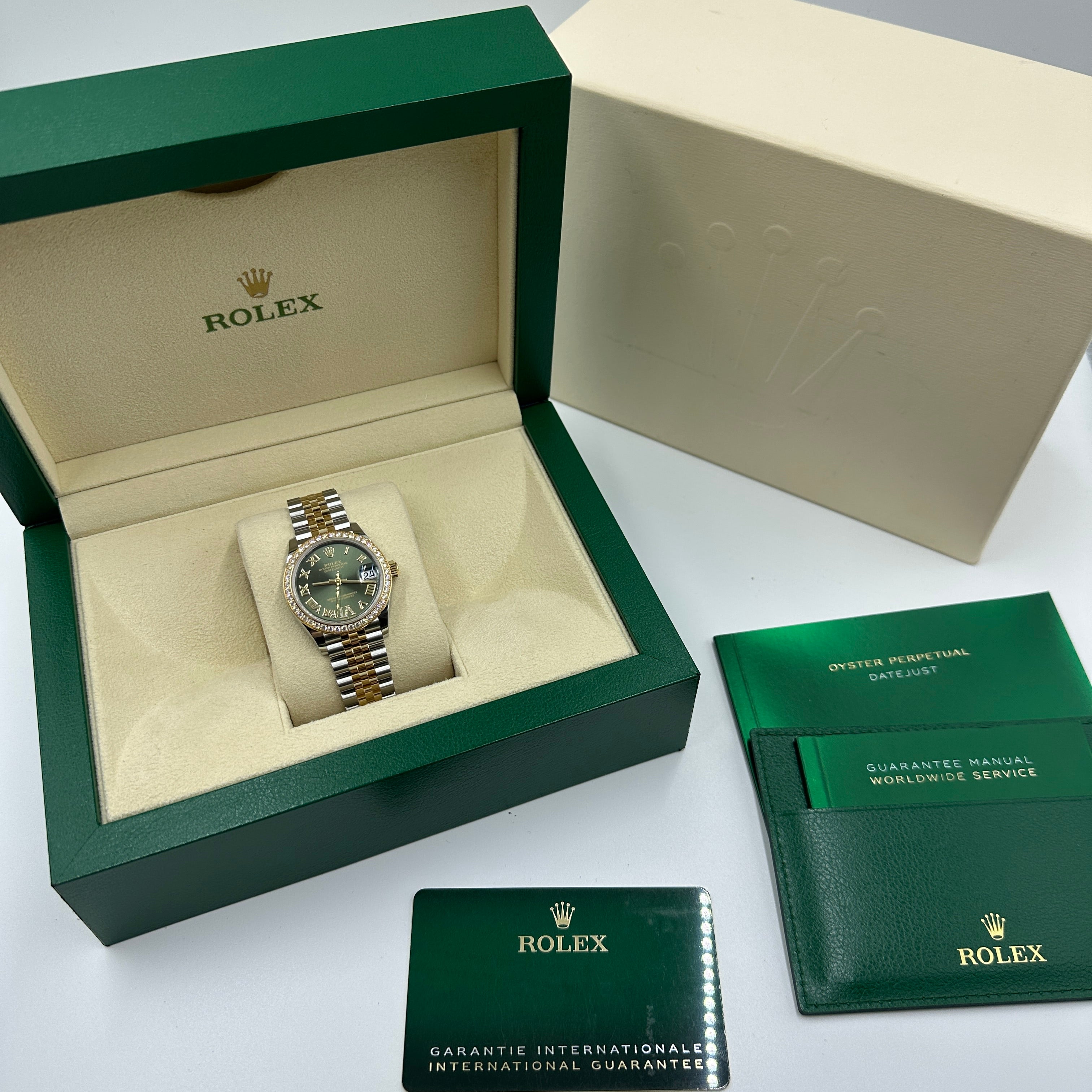 Rolex Datejust 31 278383RBR Grün VI Jubiläum 2023