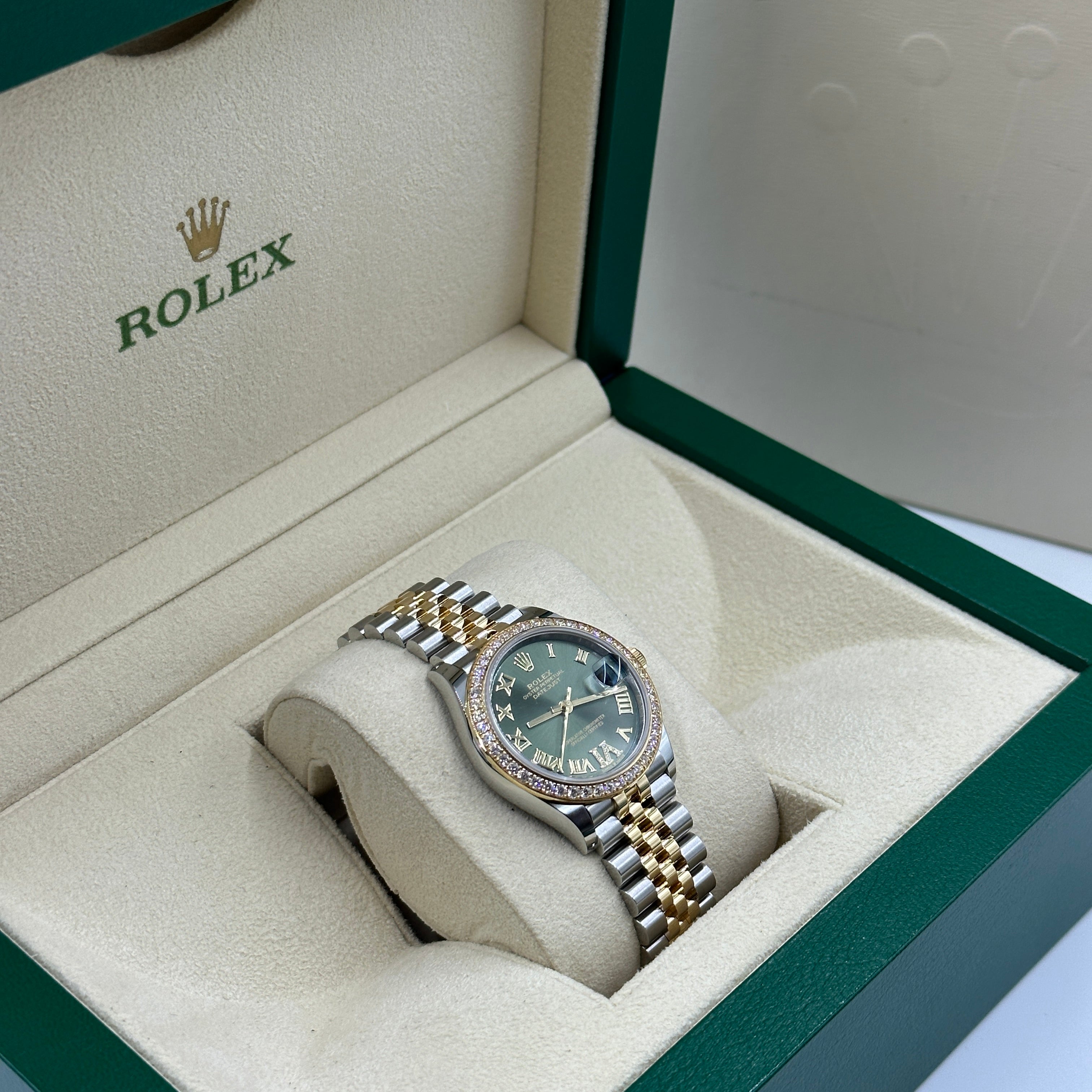 Rolex Datejust 31 278383RBR Grün VI Jubiläum 2023