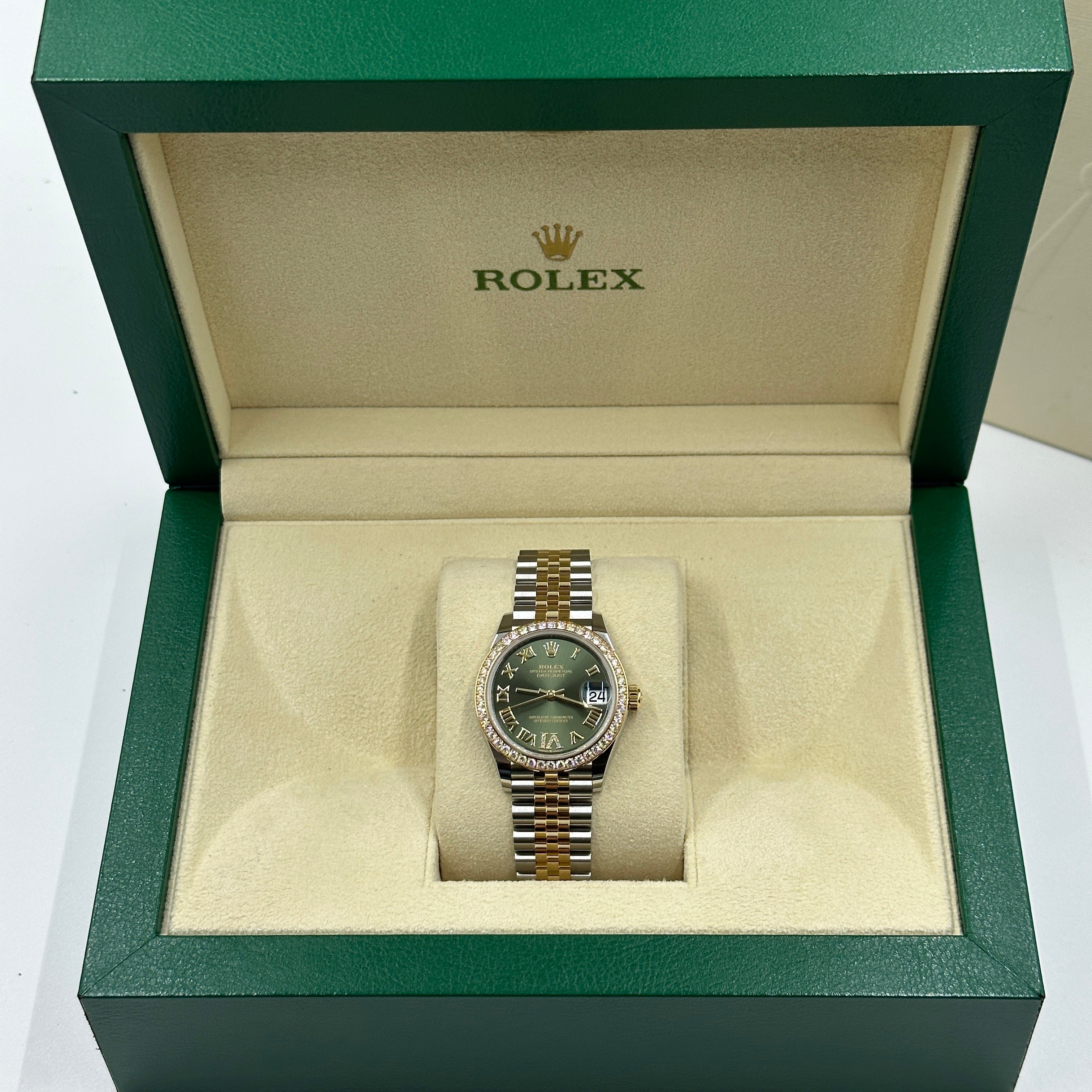 Rolex Datejust 31 278383RBR Grün VI Jubiläum 2023