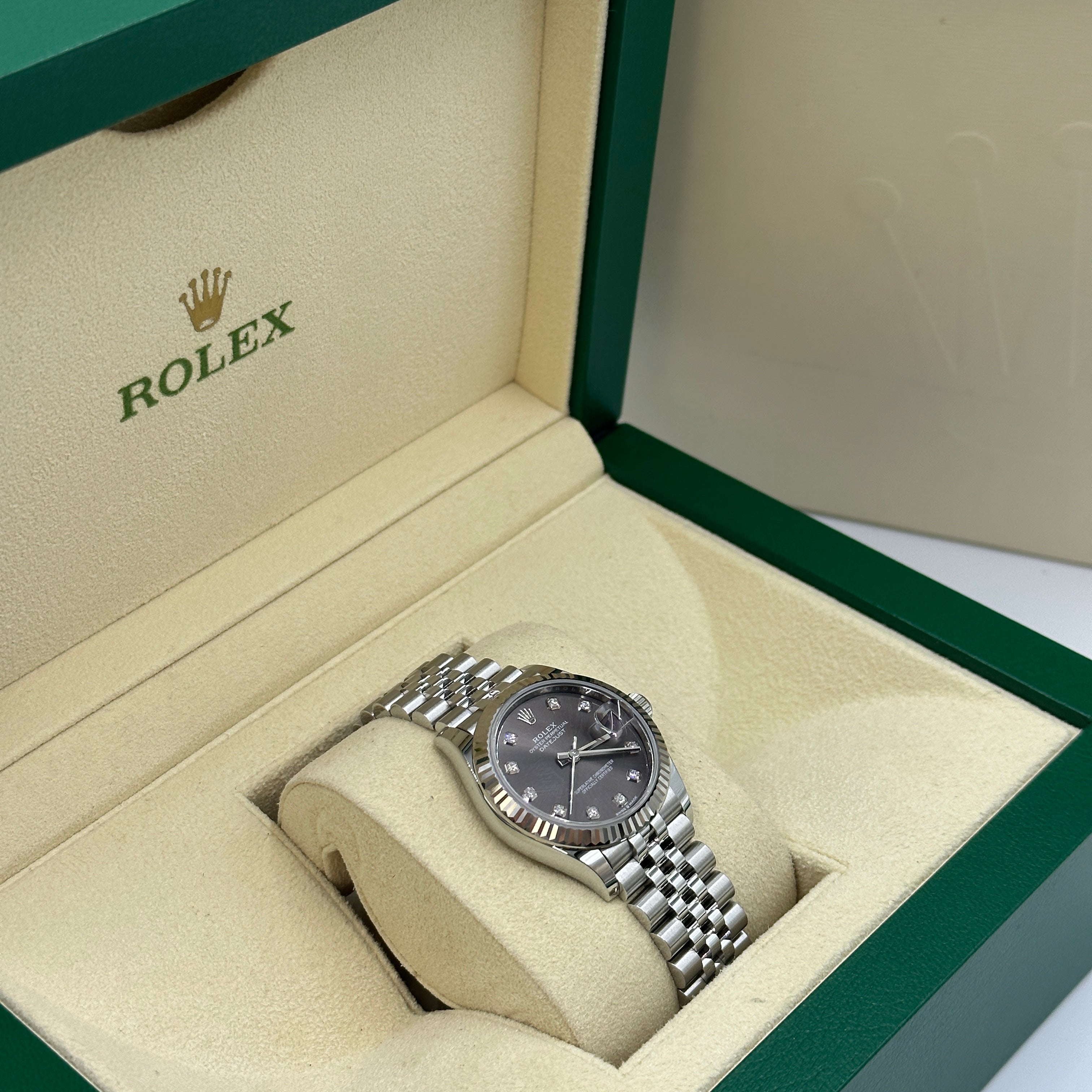 Rolex Datejust 31 278274G Grey Diamonds Jubilee