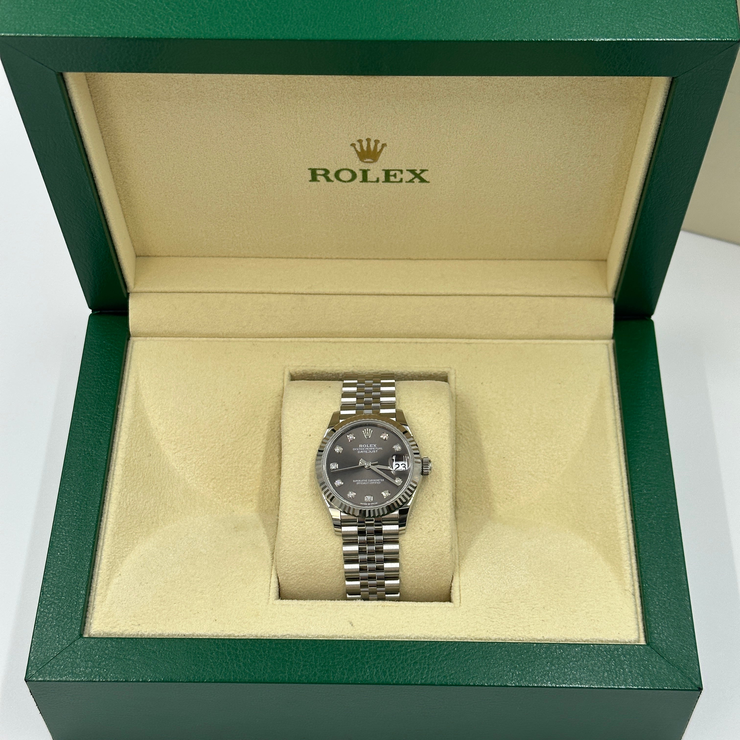 Rolex Datejust 31 278274G Grey Diamonds Jubilee