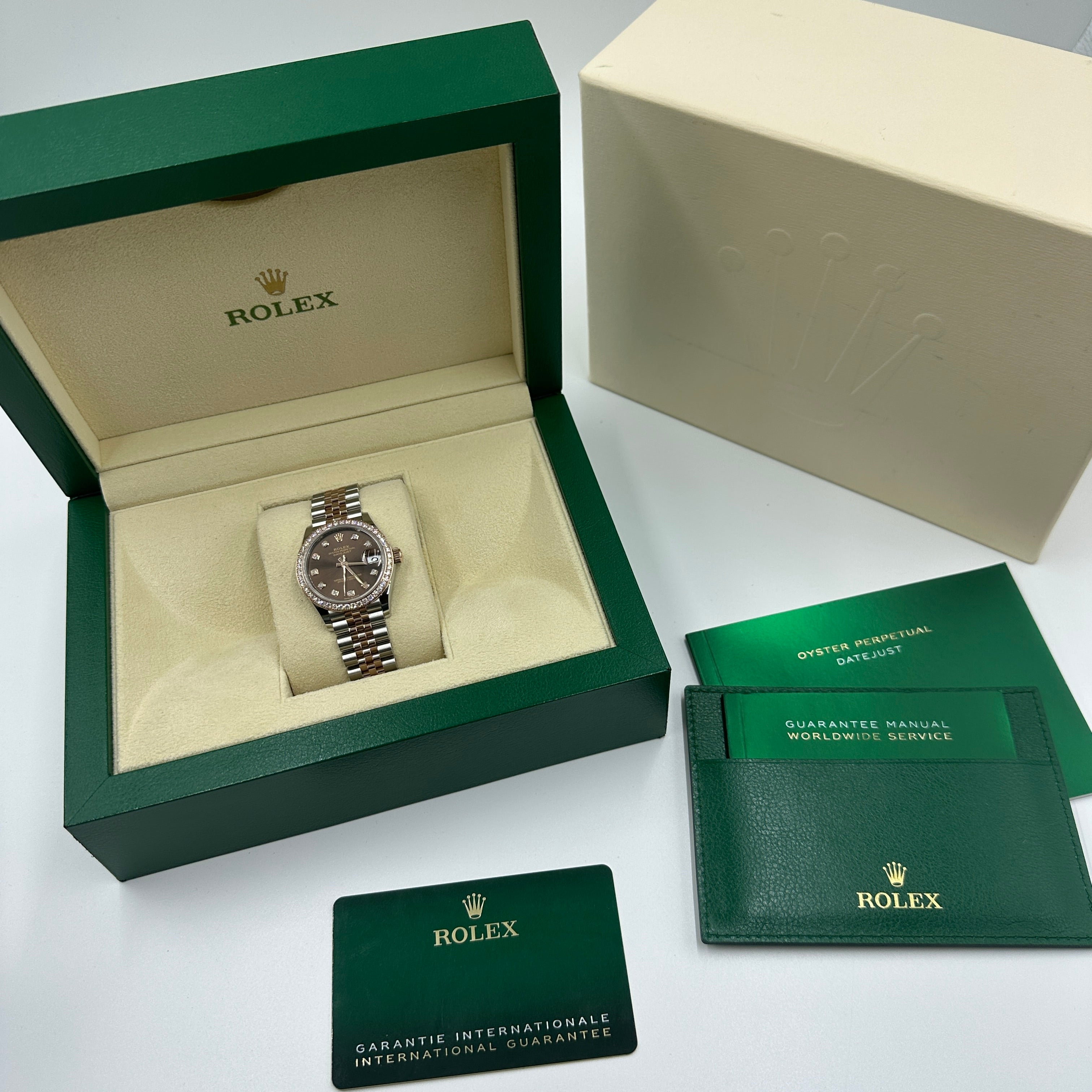 Rolex Datejust 31 278381RBR G Choc Jubilee 2025