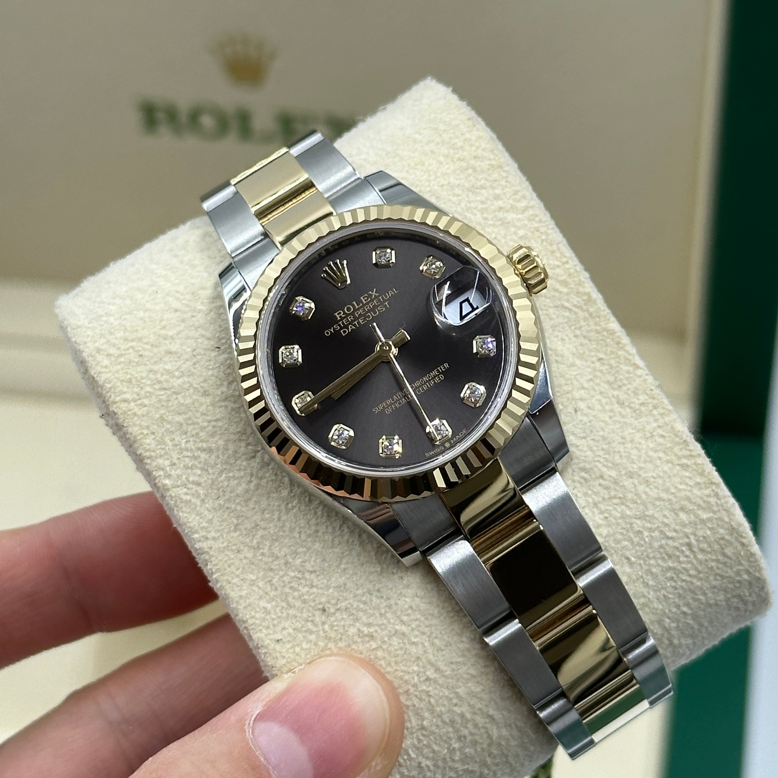 Rolex Datejust 31 278273G DARK GREY OYS