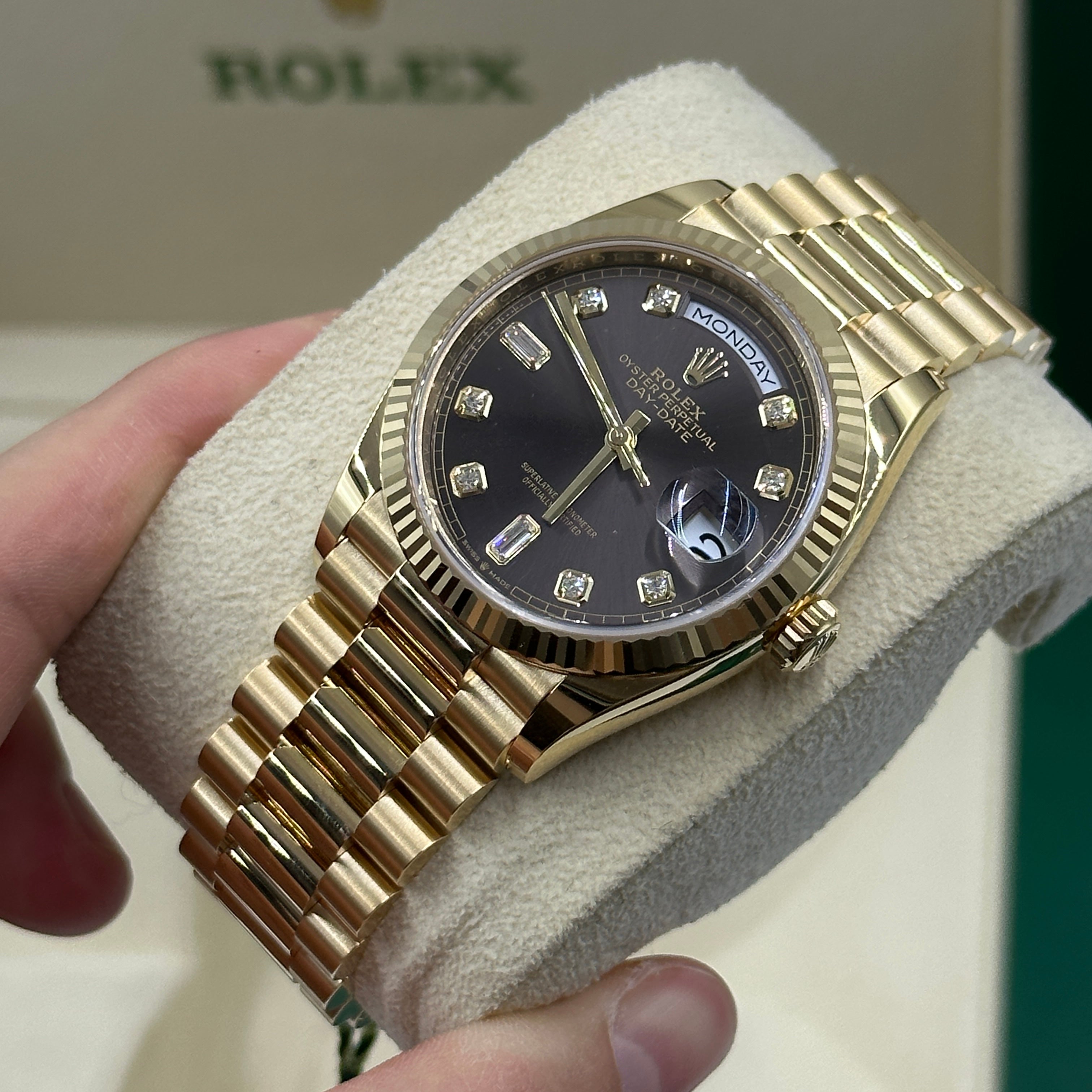 Rolex Day-Date 128238A Grey 2025