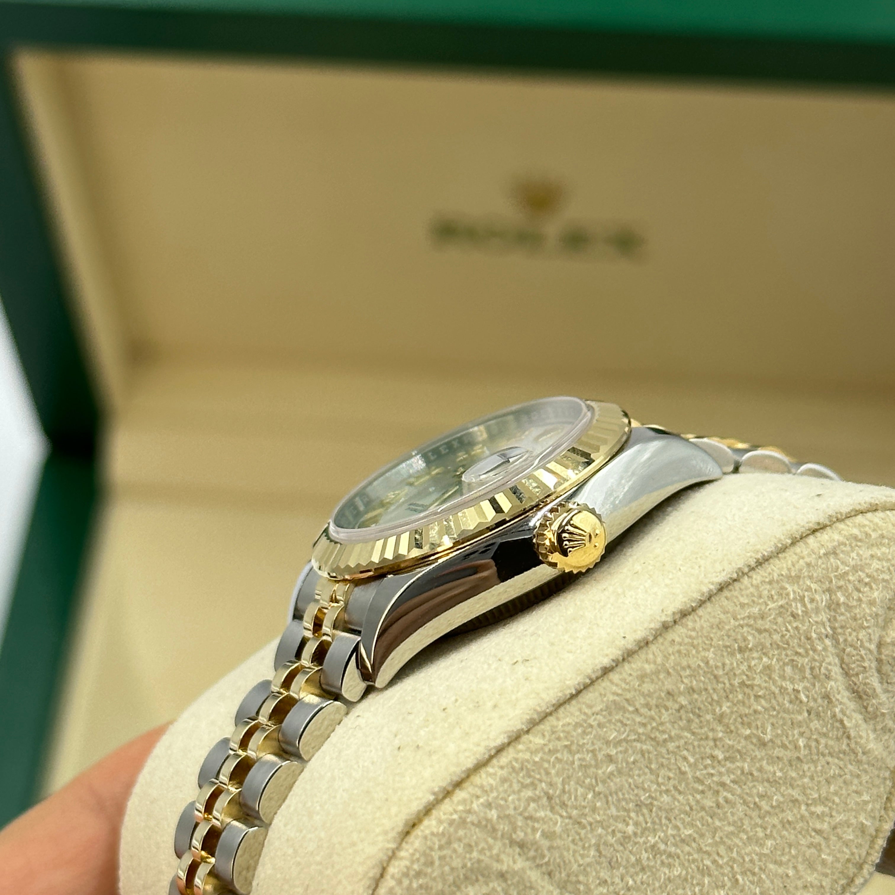 Rolex Lady-Datejust 28 279173 SILVER ROMAN JUB