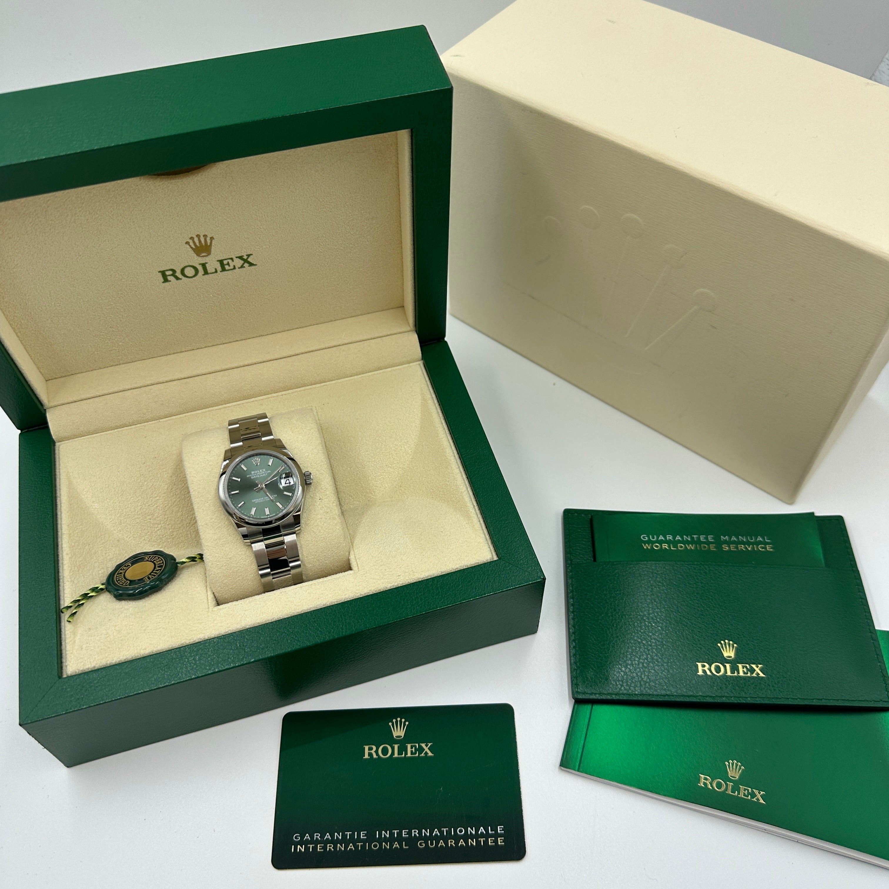 Rolex Datejust 31 278240 Green Index Oyster 2025