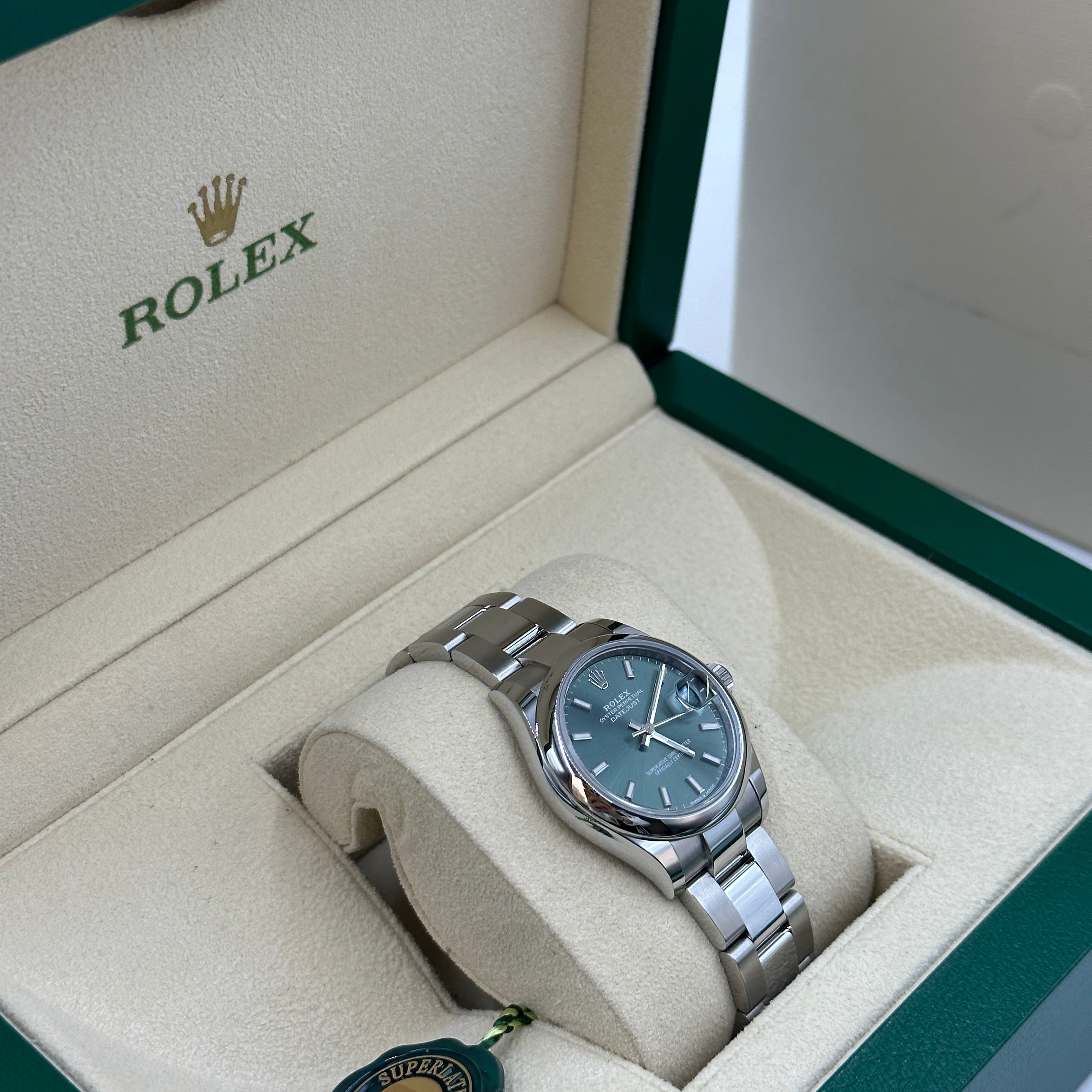 Rolex Datejust 31 278240 Green Index Oyster 2025