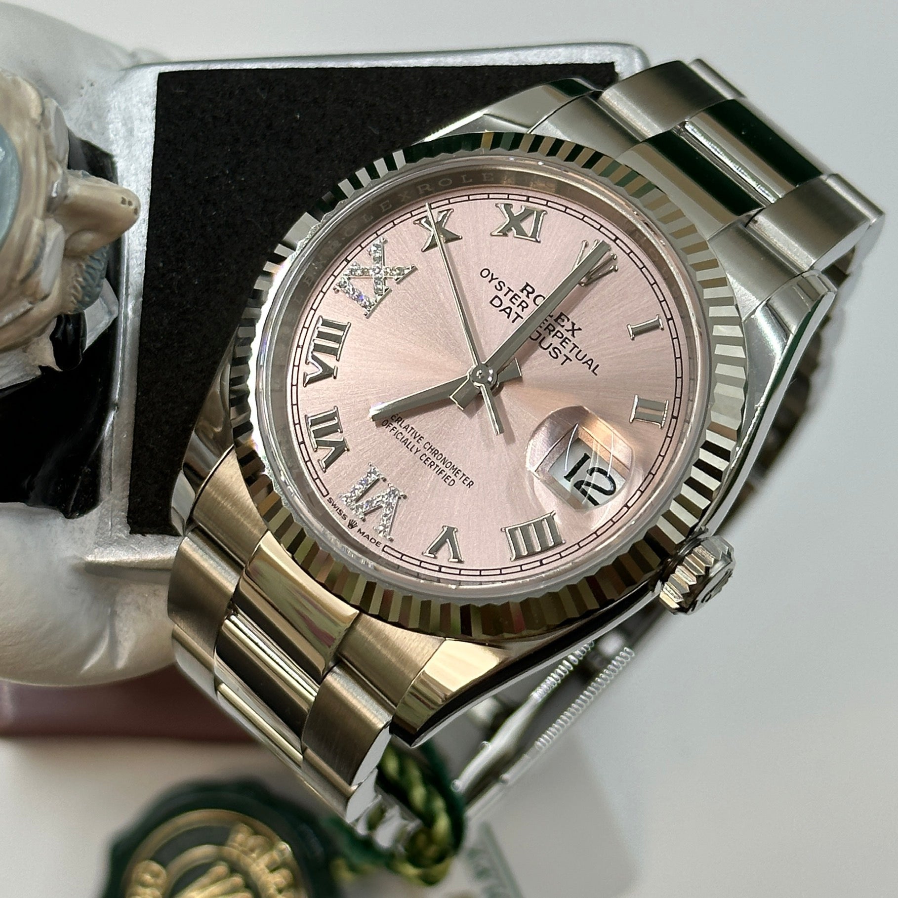 Datejust 36 126234 Pink Roman VI Diamond Dial Oyster