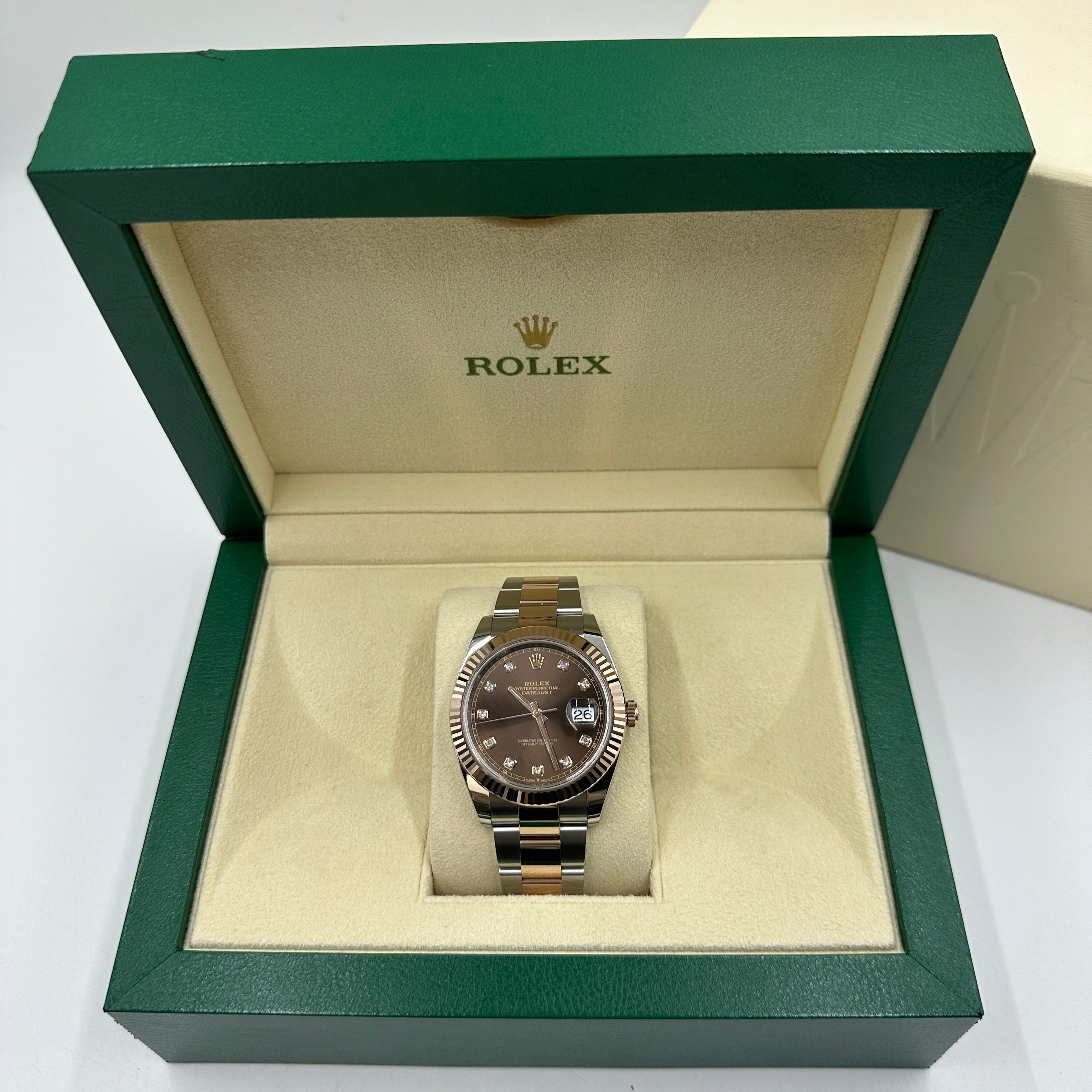 Rolex Datejust 41 126331G Choco Oyster 2025