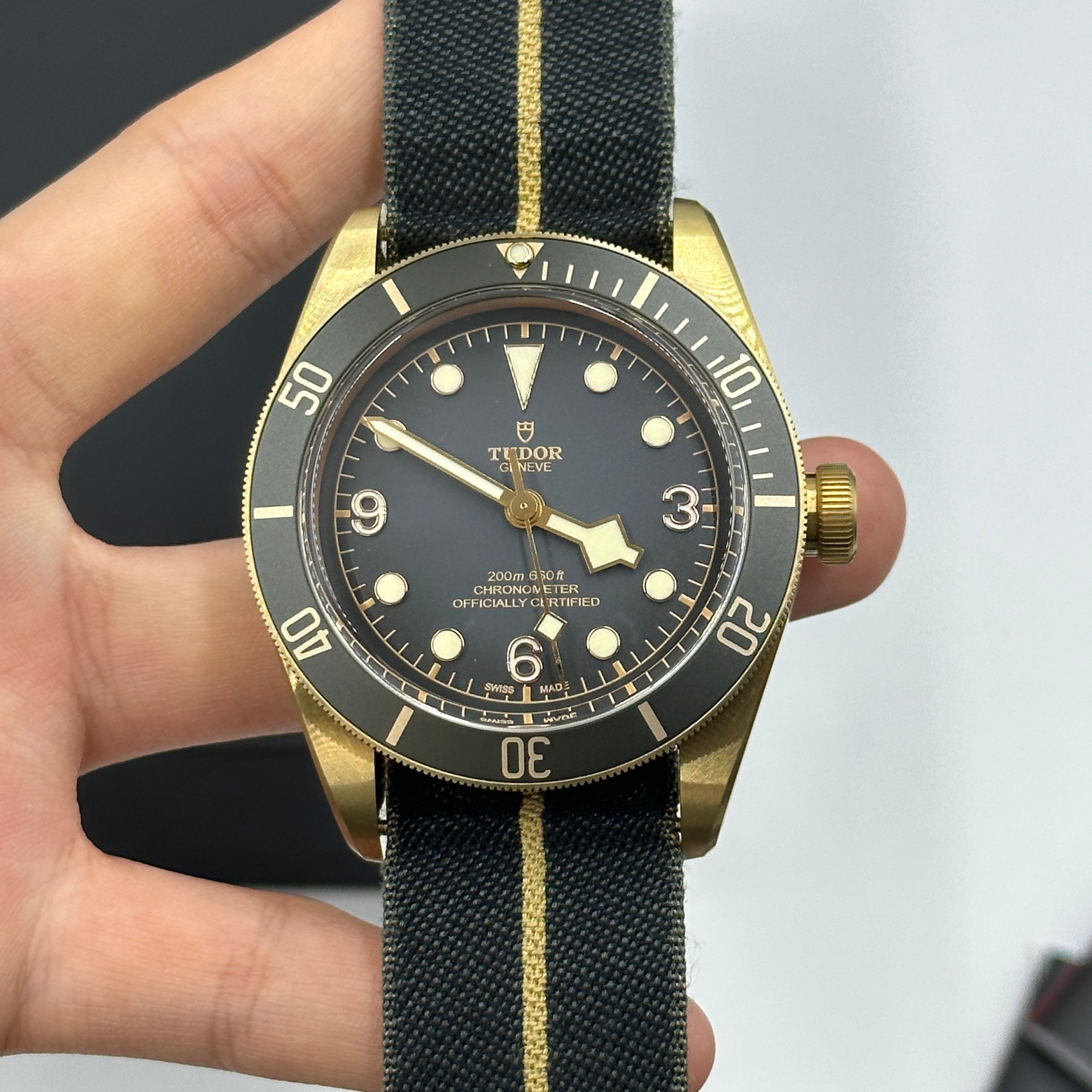 BLACK BAY BRONZE 41MM 79250BA-0002 TELA