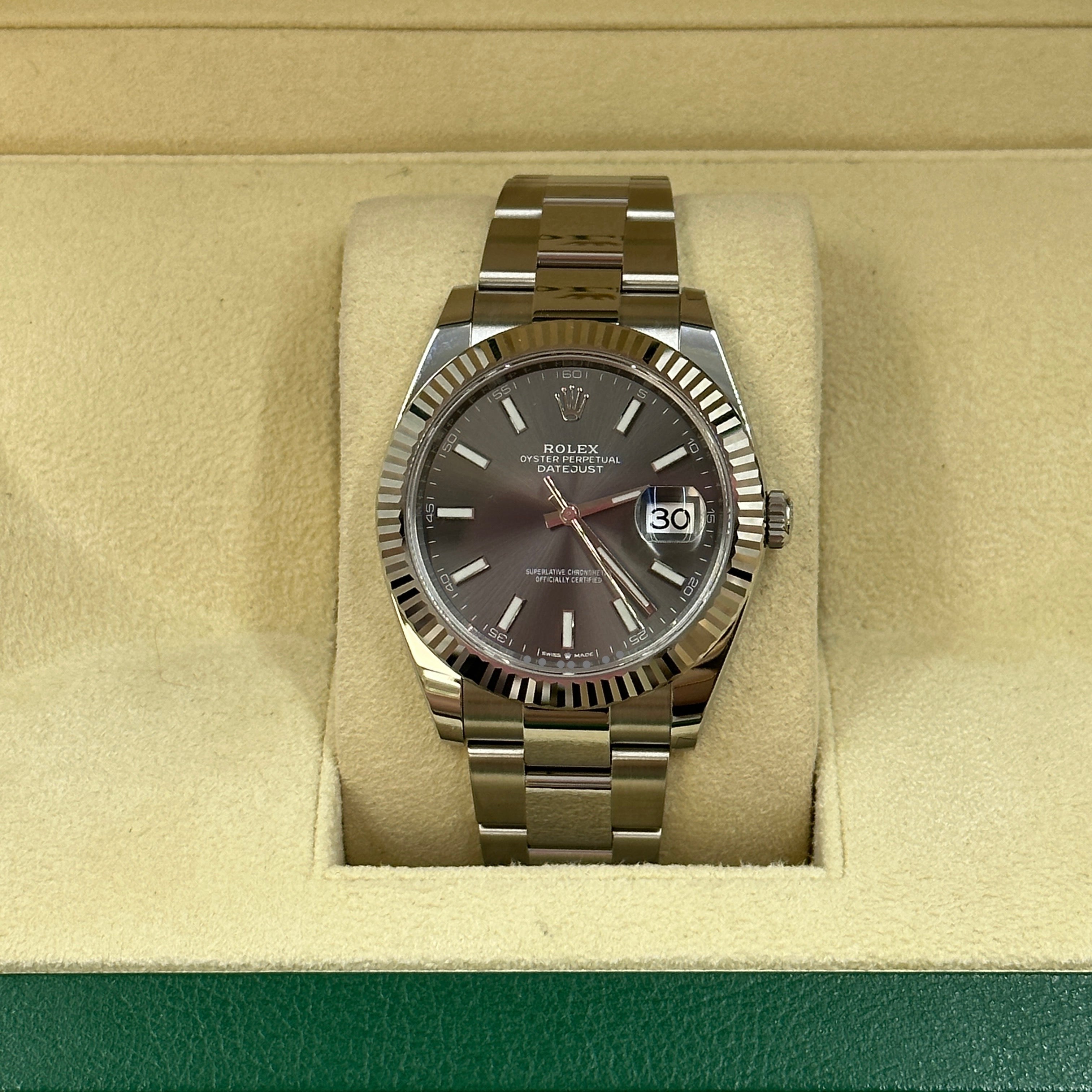 Rolex Datejust 41 126334 Grey Index Oyster 2025
