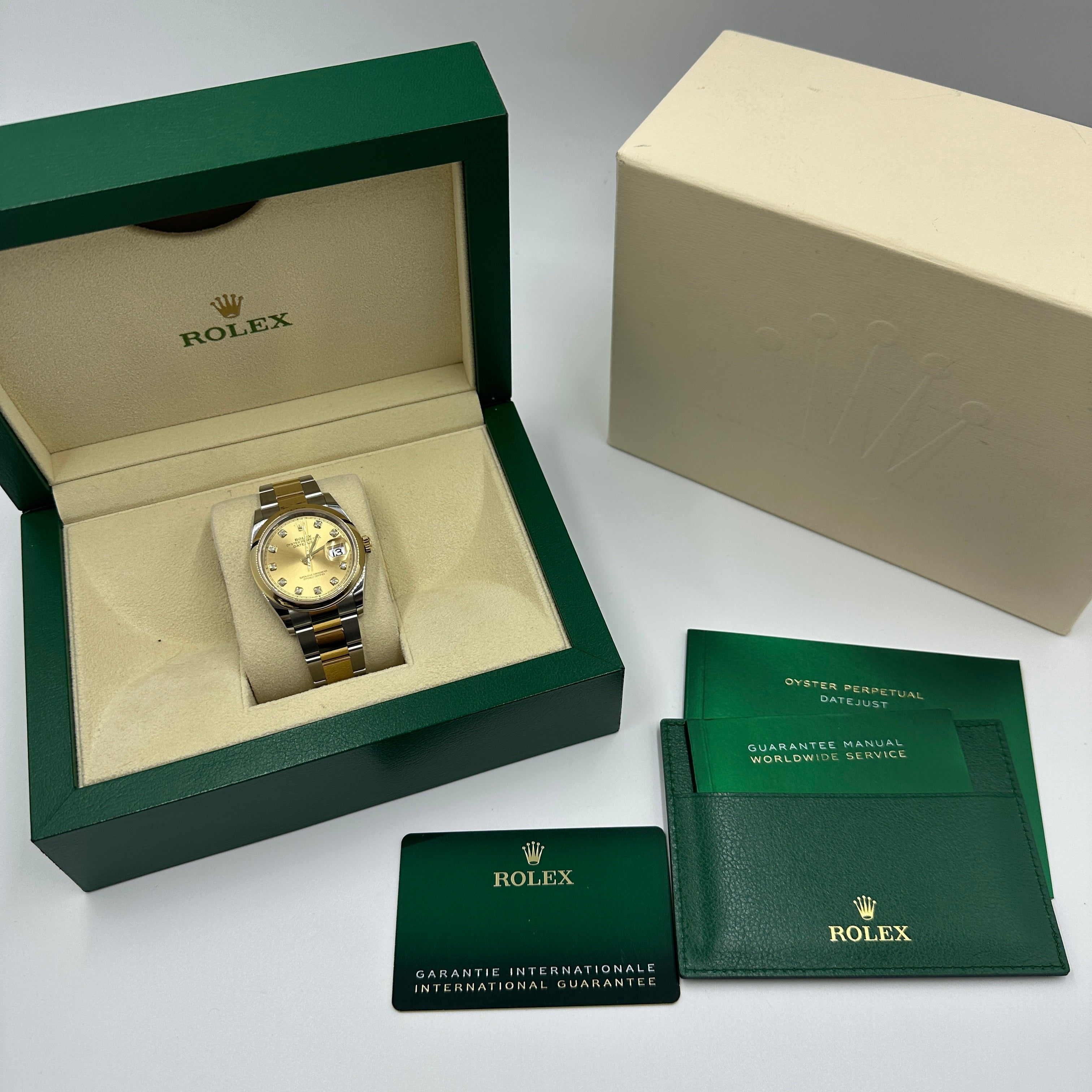 Rolex Datejust 36 126203G Champ Oyster 2024