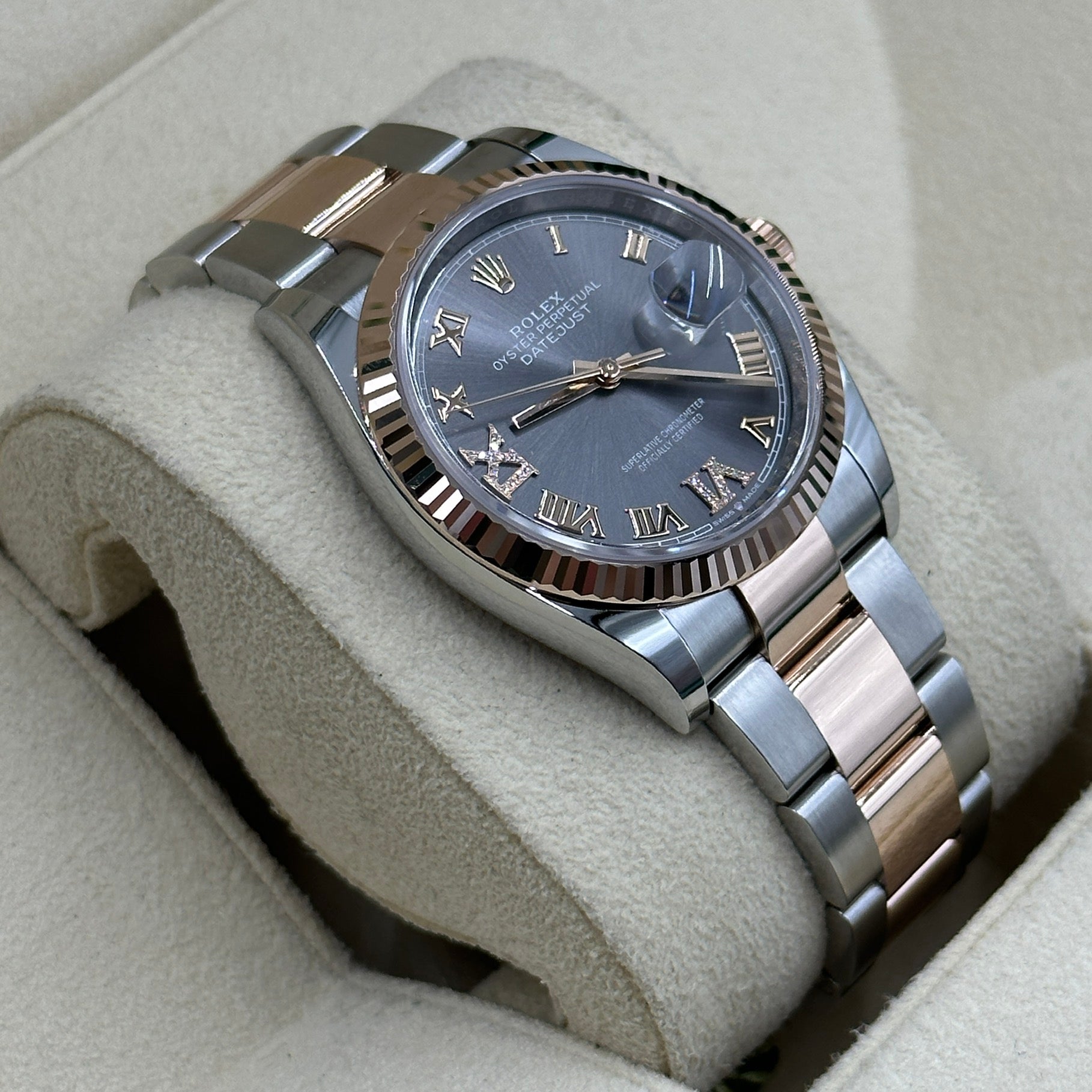 Rolex Datejust 36 126231 Grau VIIX Roman Oyster 2025