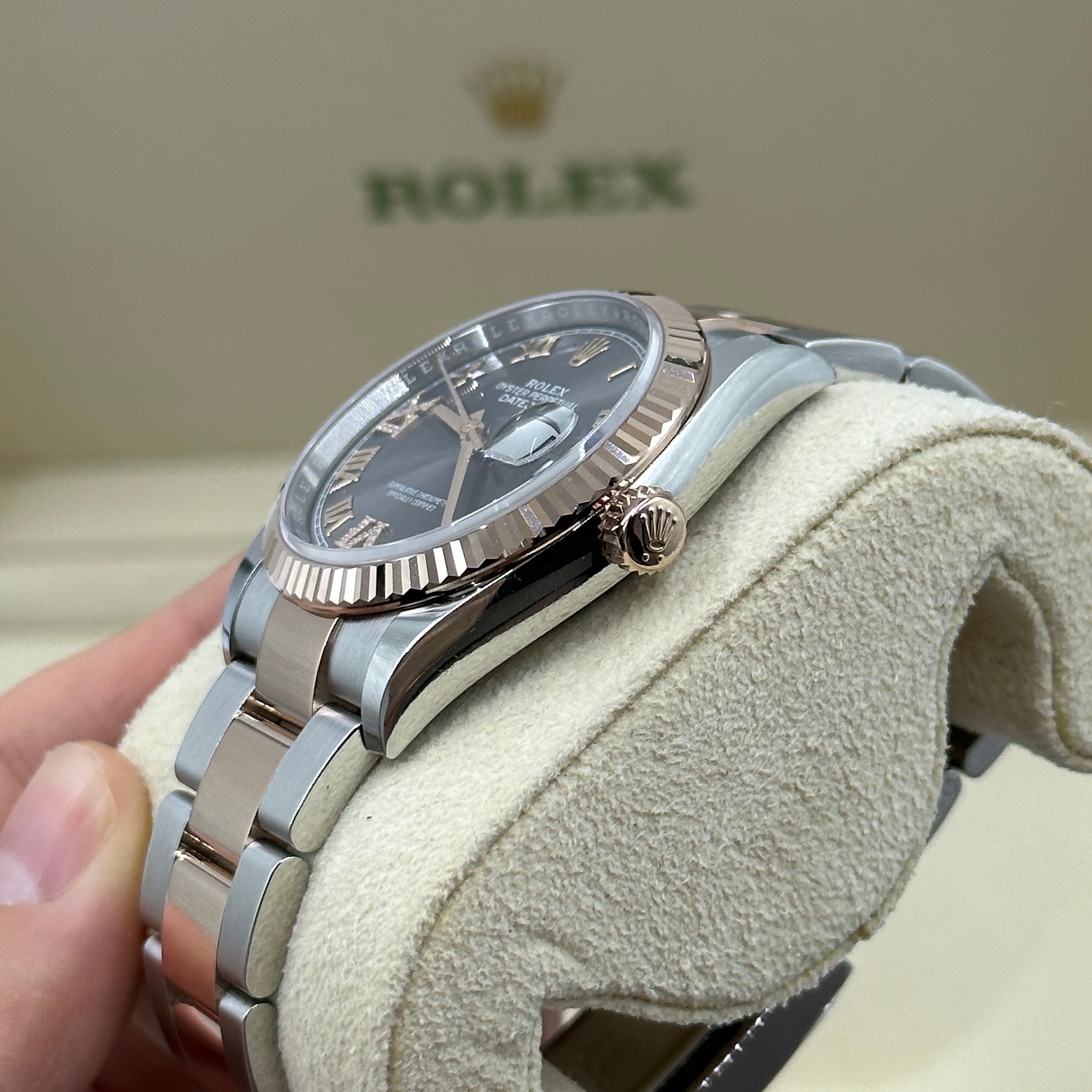 Rolex Datejust 36 126231 Grau VIIX Roman Oyster 2025