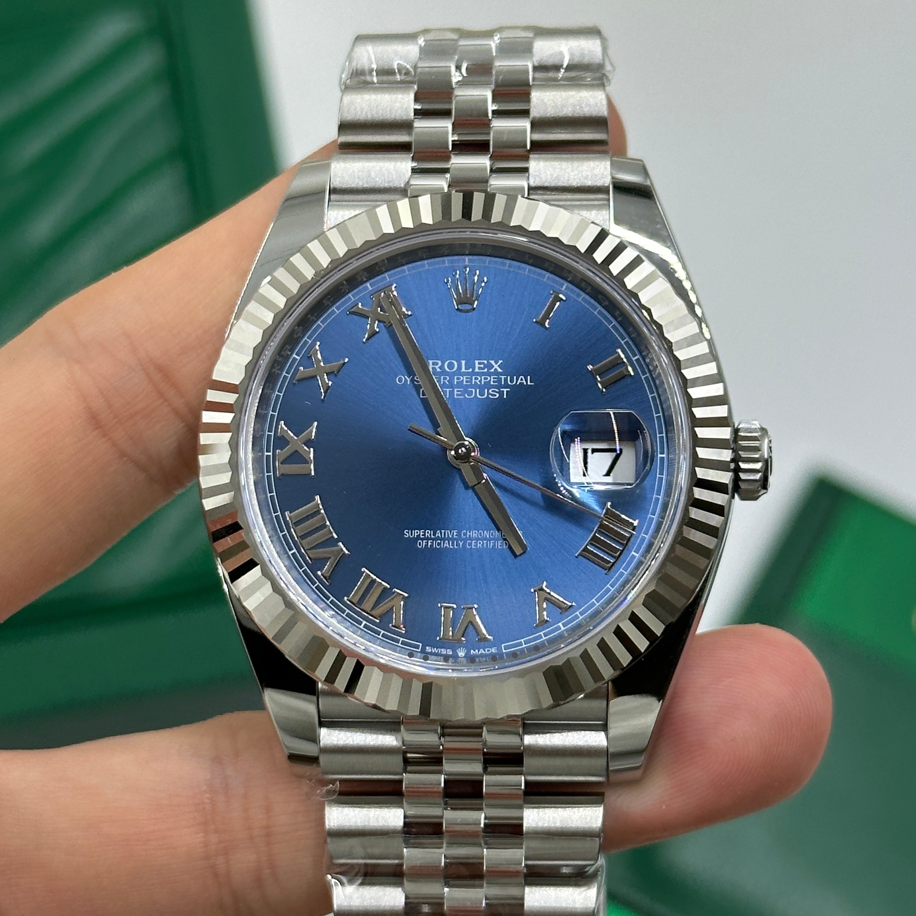 Rolex Datejust 41 126334 Blue Roman Jubilee 2025
