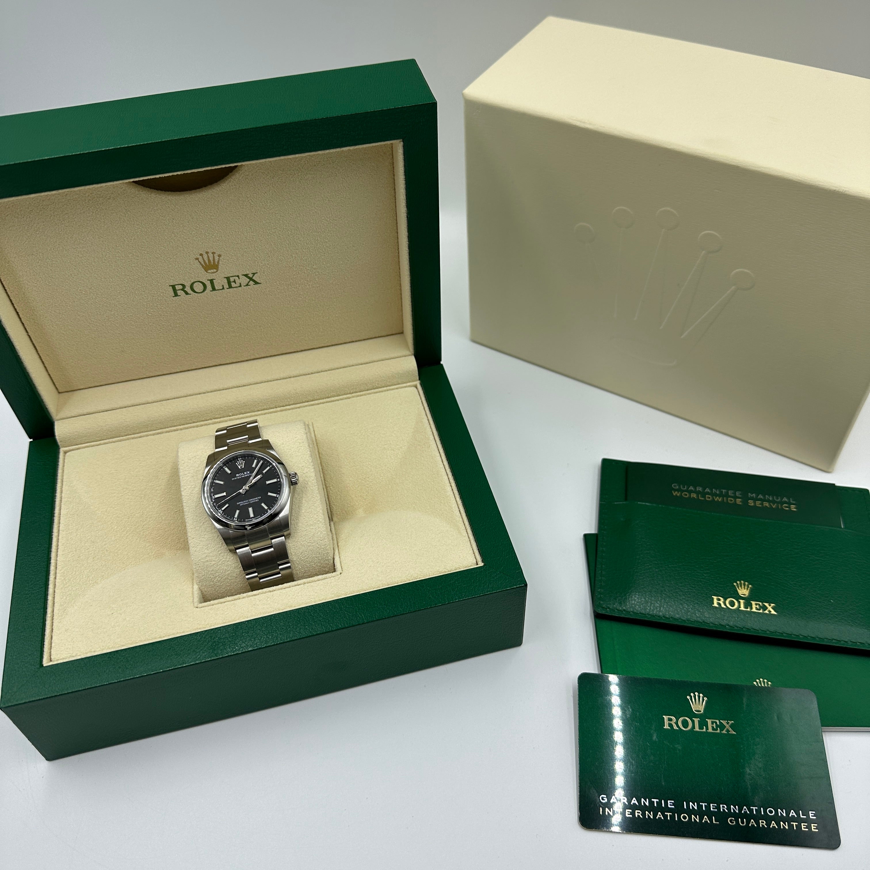 Rolex Oyster Perpetual 34 124200 Schwarz 2025