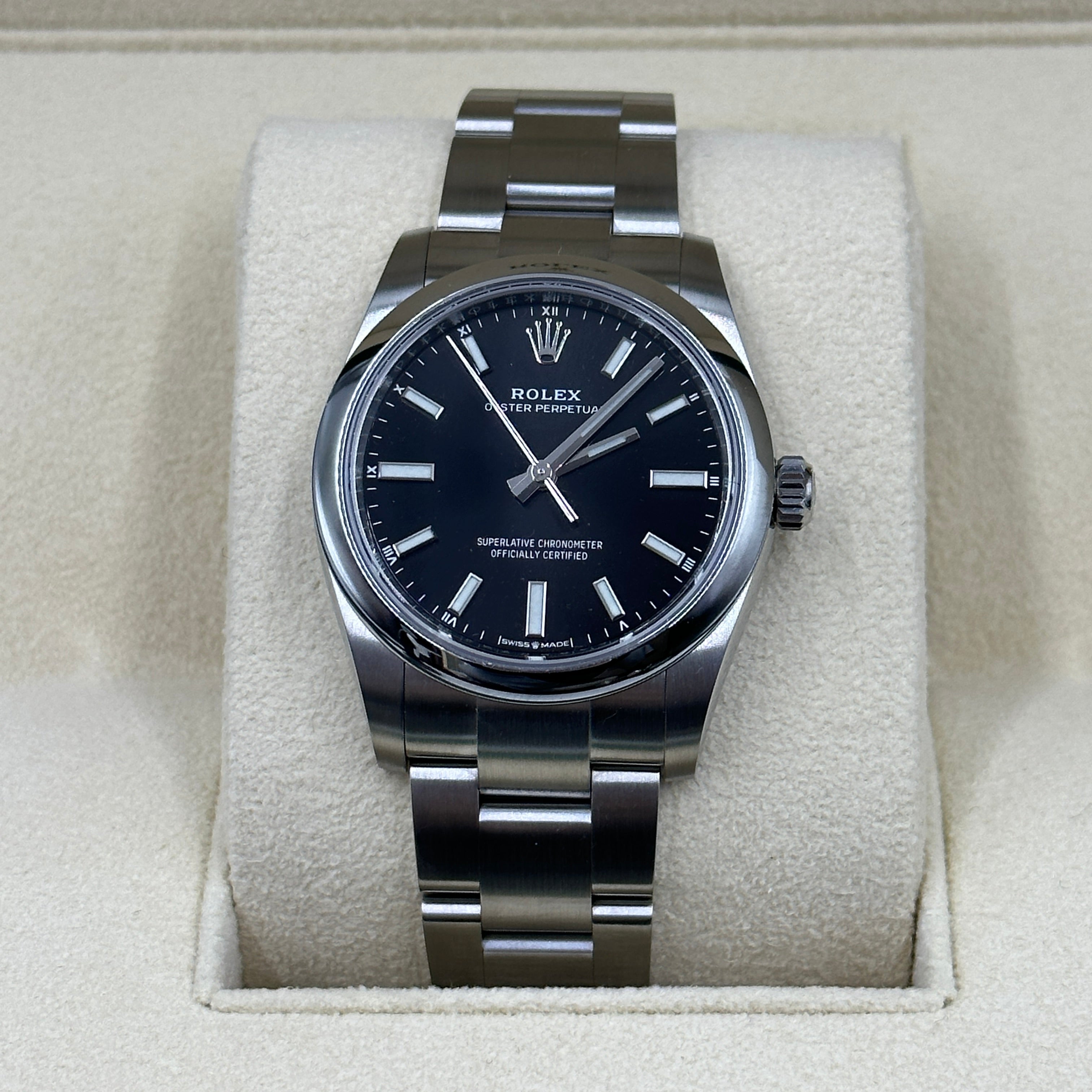 Rolex Oyster Perpetual 34 124200 Schwarz 2025