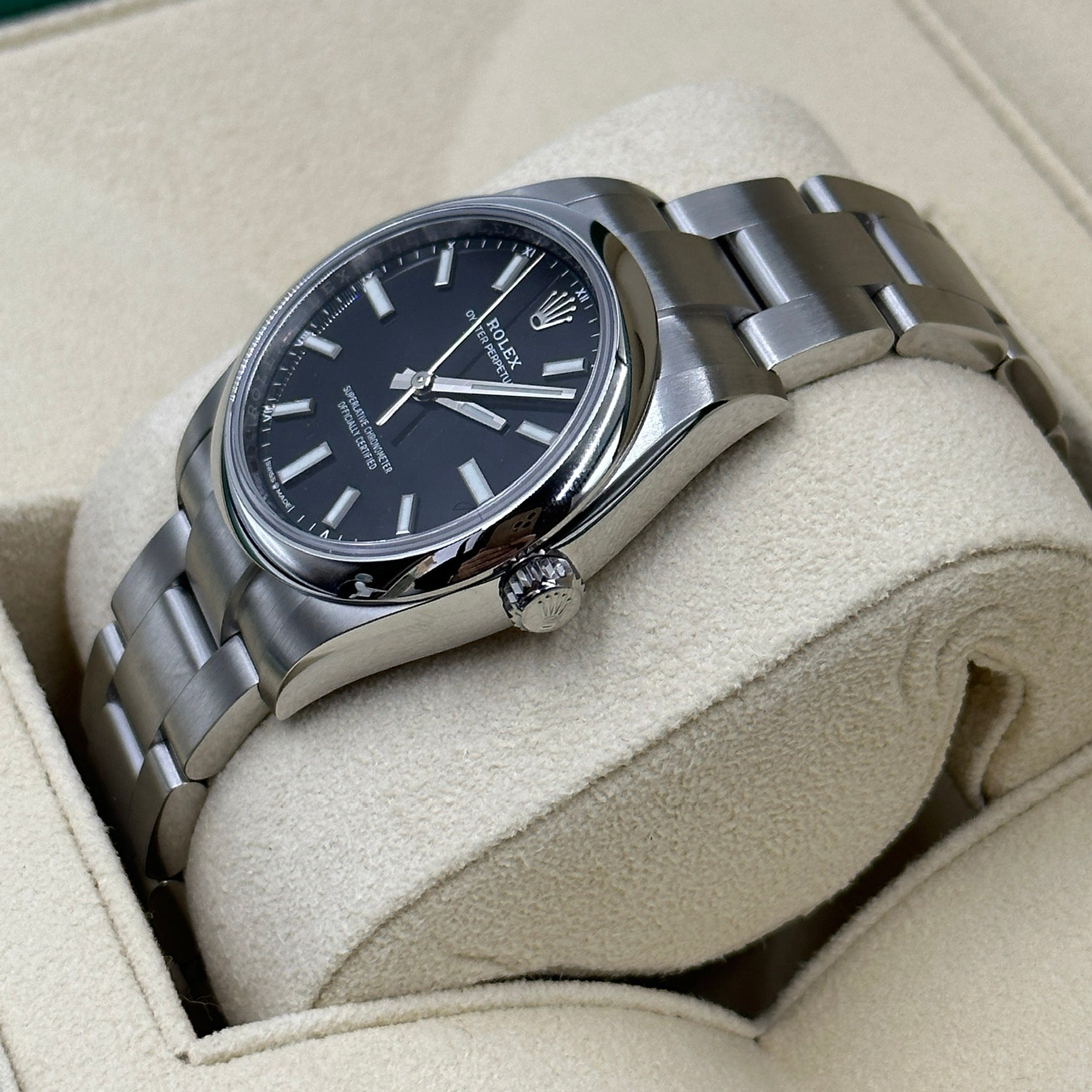 Rolex Oyster Perpetual 34 124200 Schwarz 2025